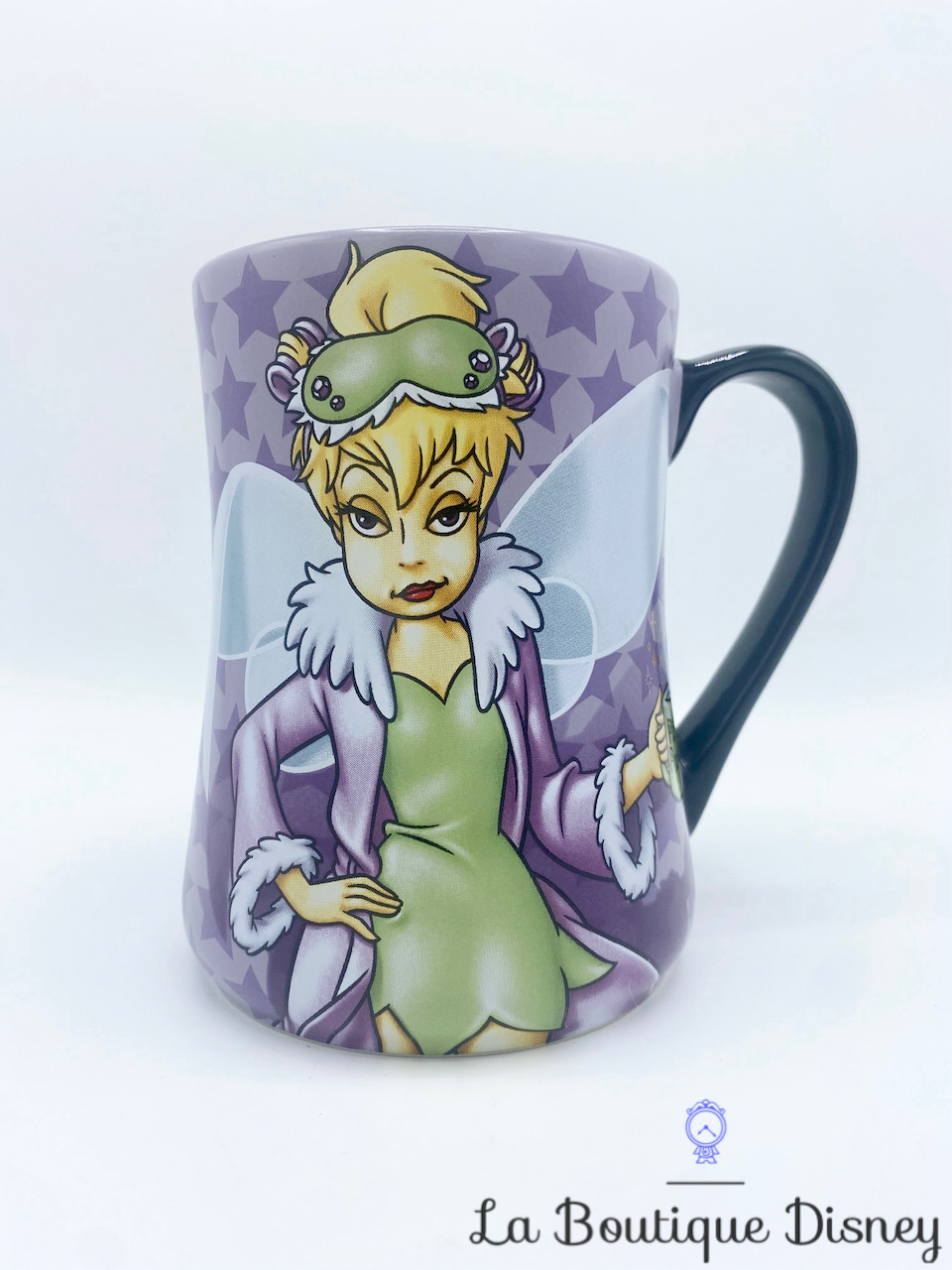 Tasse Fée Clochette Disney Parks mug Disneyland Paris Mornings aren\'t Magical violet pyjama matin