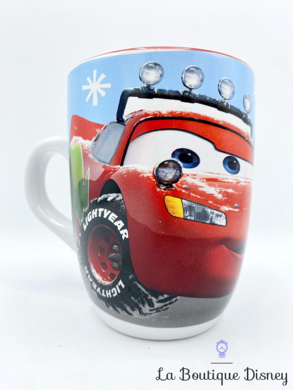 Tasse Flash McQueen Martin Noël Cars Disney Pixar mug BBB voiture neige