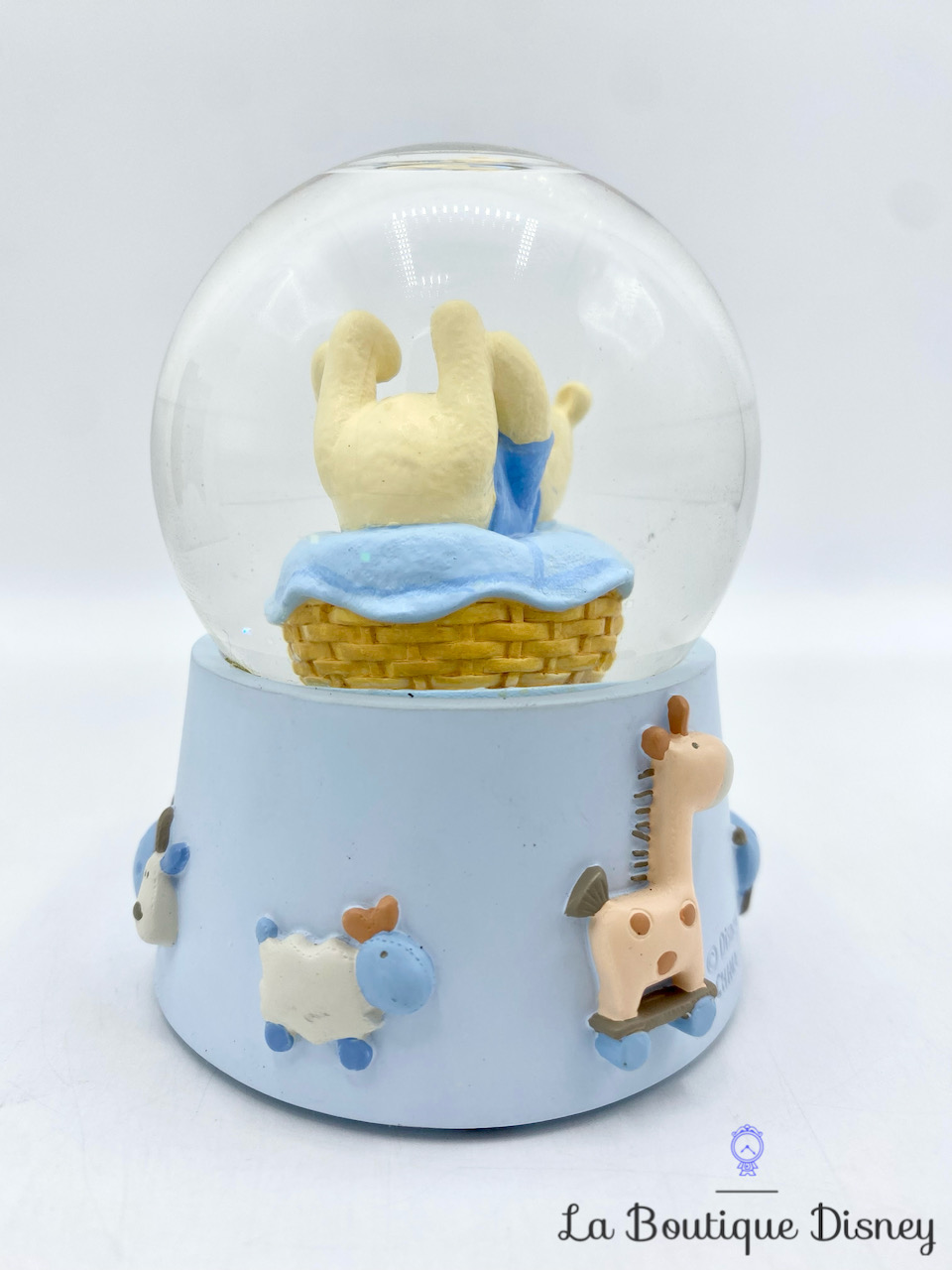 Boule à Neige Musicale Lion – Boîte à Musique Bébé 'Spring Is Coming' – Cadeau Baptême Ou Baby Shower Garçon/Fille