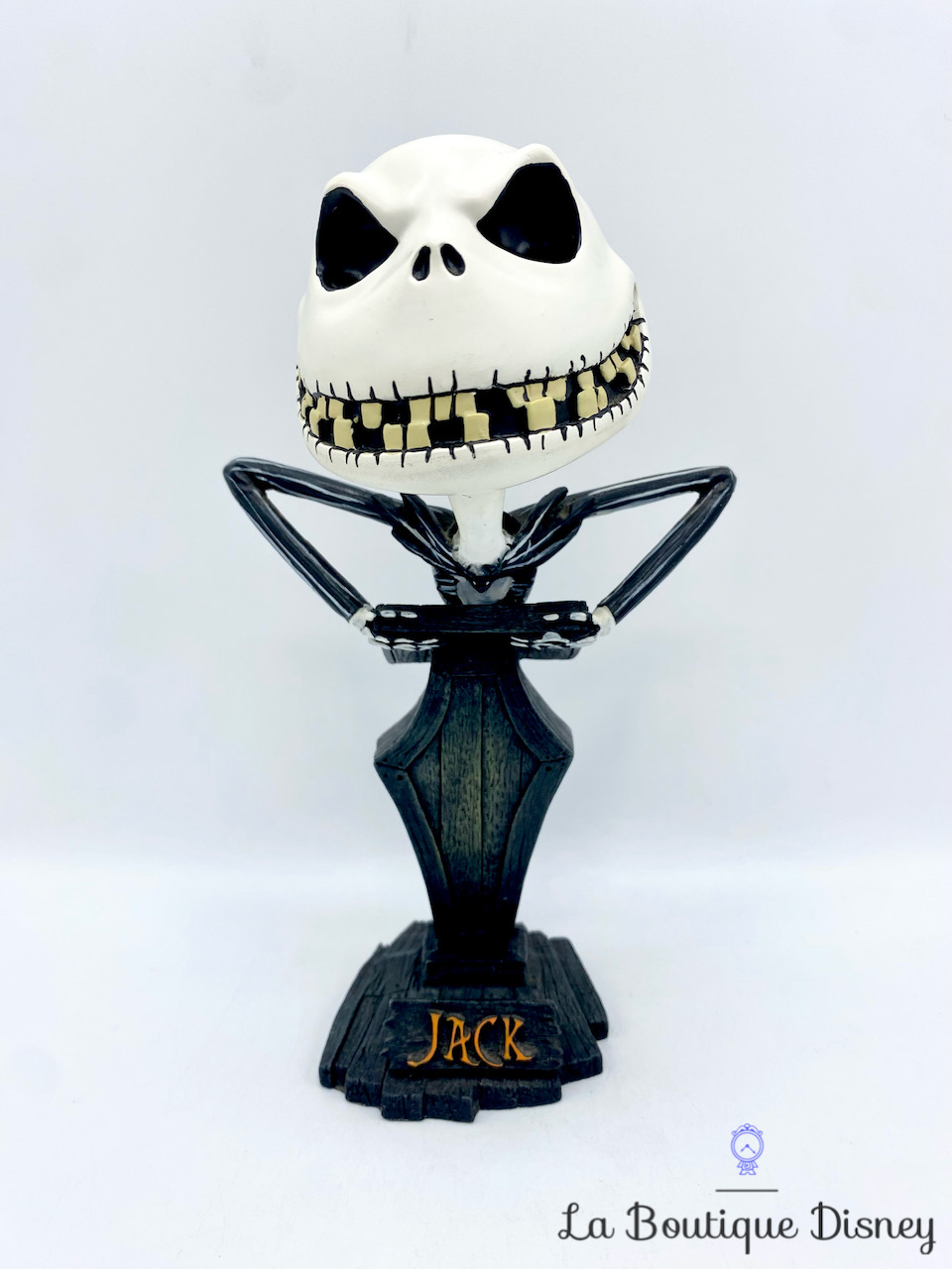 Figurine Jack Skellington Knocker Nightmare Before Christmas NECA Disney 2011 L\'étrange Noël de Mr Jack Headknocker