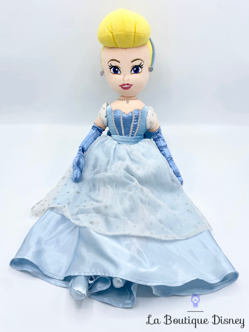 Poupée Chiffon Cendrillon Disney Store Exclusive peluche princesse robe bleu 55 cm