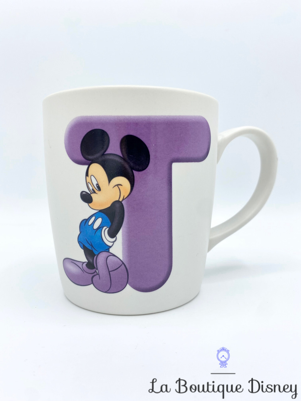 Tasse Mickey Mouse Lettre T Disneyland Paris mug Disney ABC