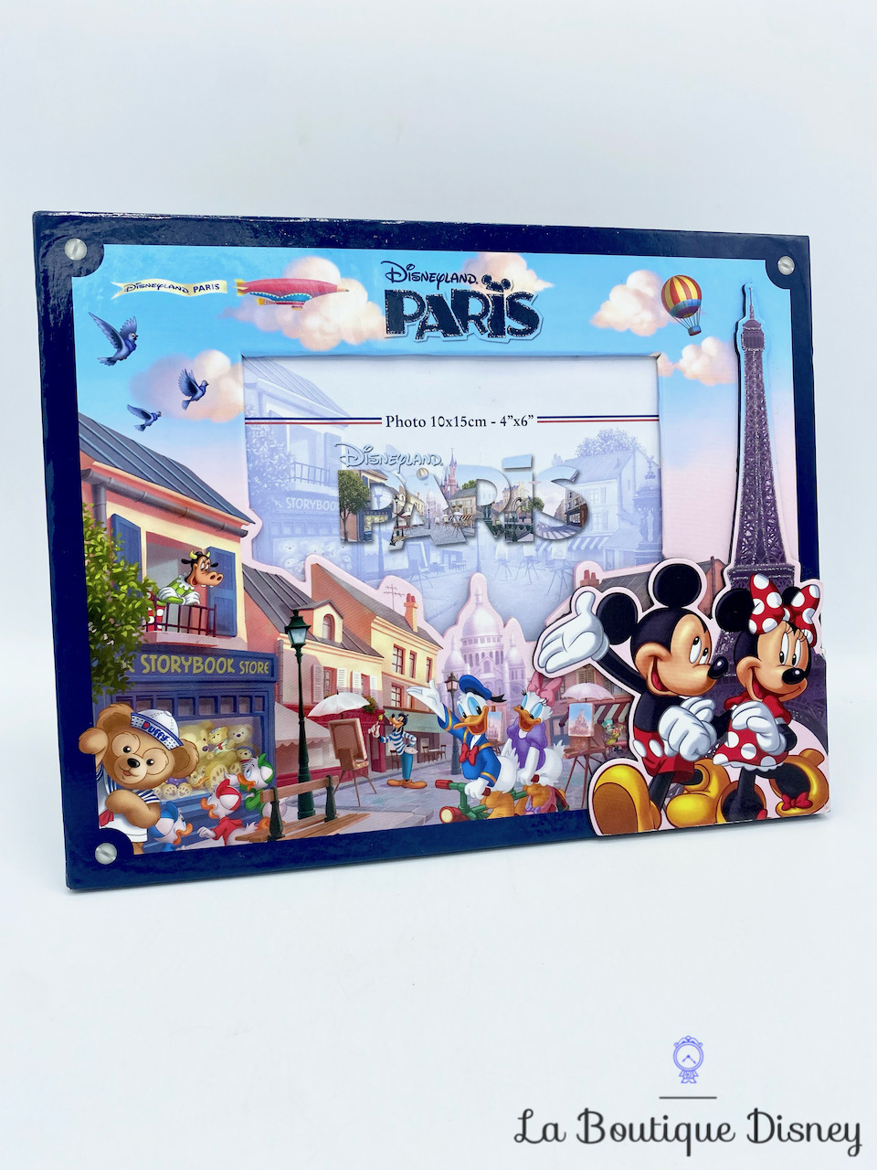 cadre-photo-duffy-mickey-minnie-disneyland-paris-disney-carton-ville-monuments-tour-eiffel-1