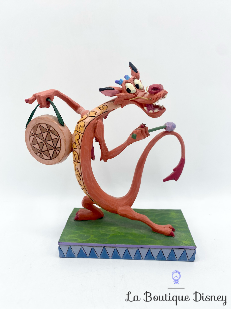 Figurine Jim Shore Mushu Look Alive Disney Traditions Showcase Collection 4059740 Mulan dragon rouge