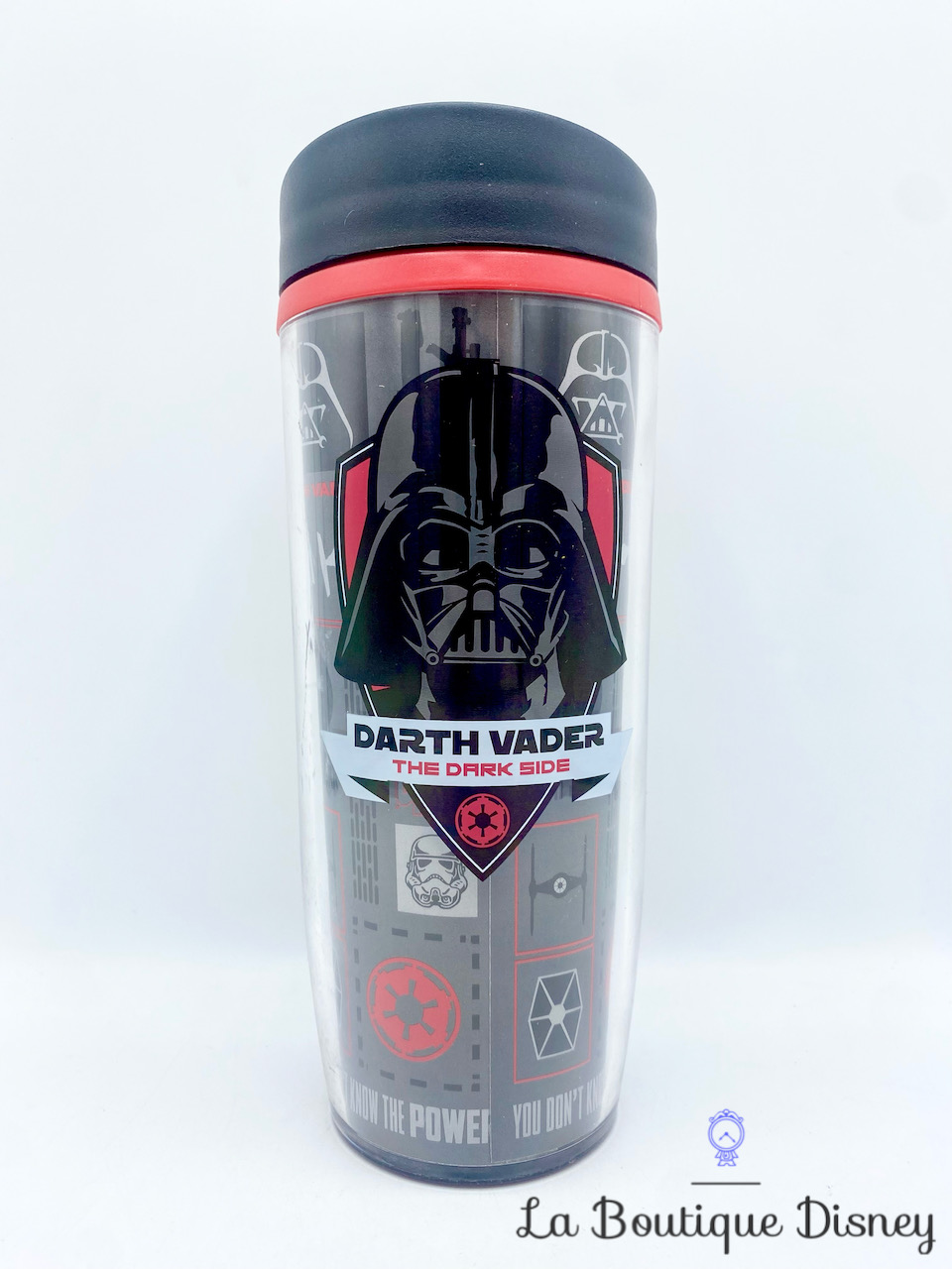 Thermos Darth Vader The Dark Side Star Wars Disney Stor mug voyage Dark Vador rouge noir