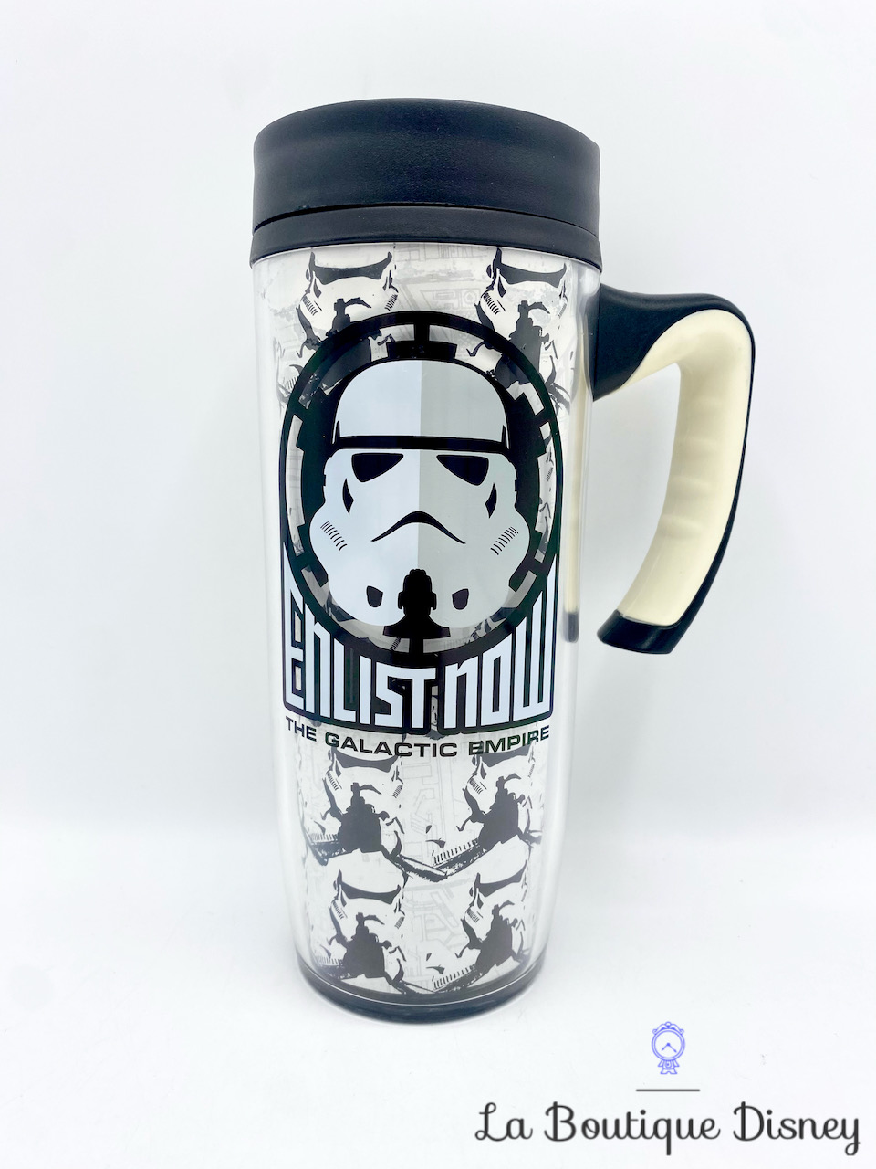 Thermos Stormtrooper Enlist Now The Galactic Empire Star Wars Disney Stor mug voyage noir blanc