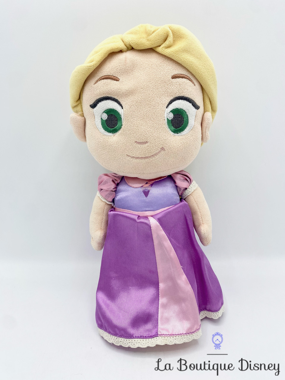 Peluche Raiponce Disney Store 2015 princesse petite fille enfant violet 31 cm