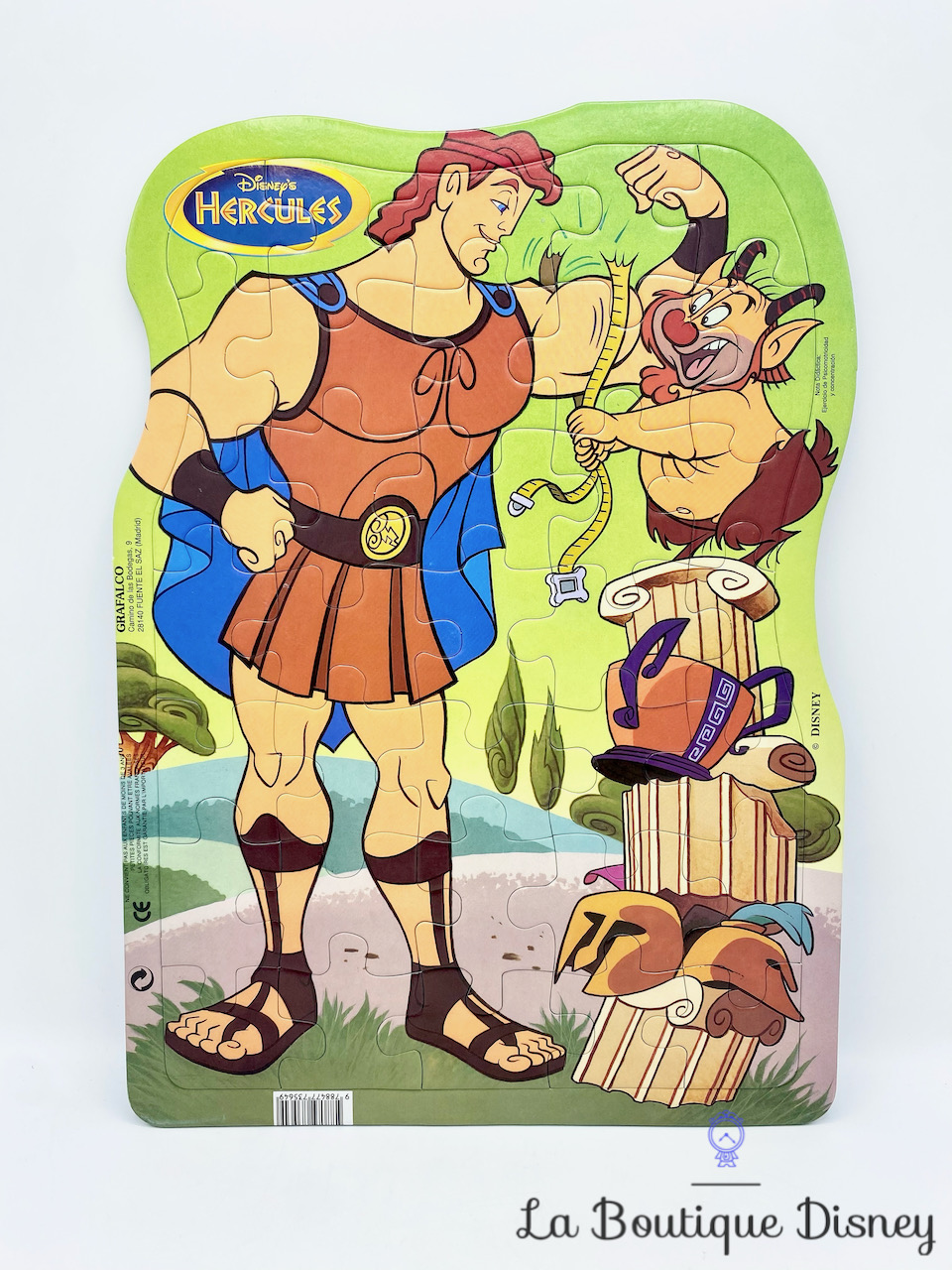 Puzzle 35 pièces Hercule Philoctète Disney\'s Grafalco vintage carton