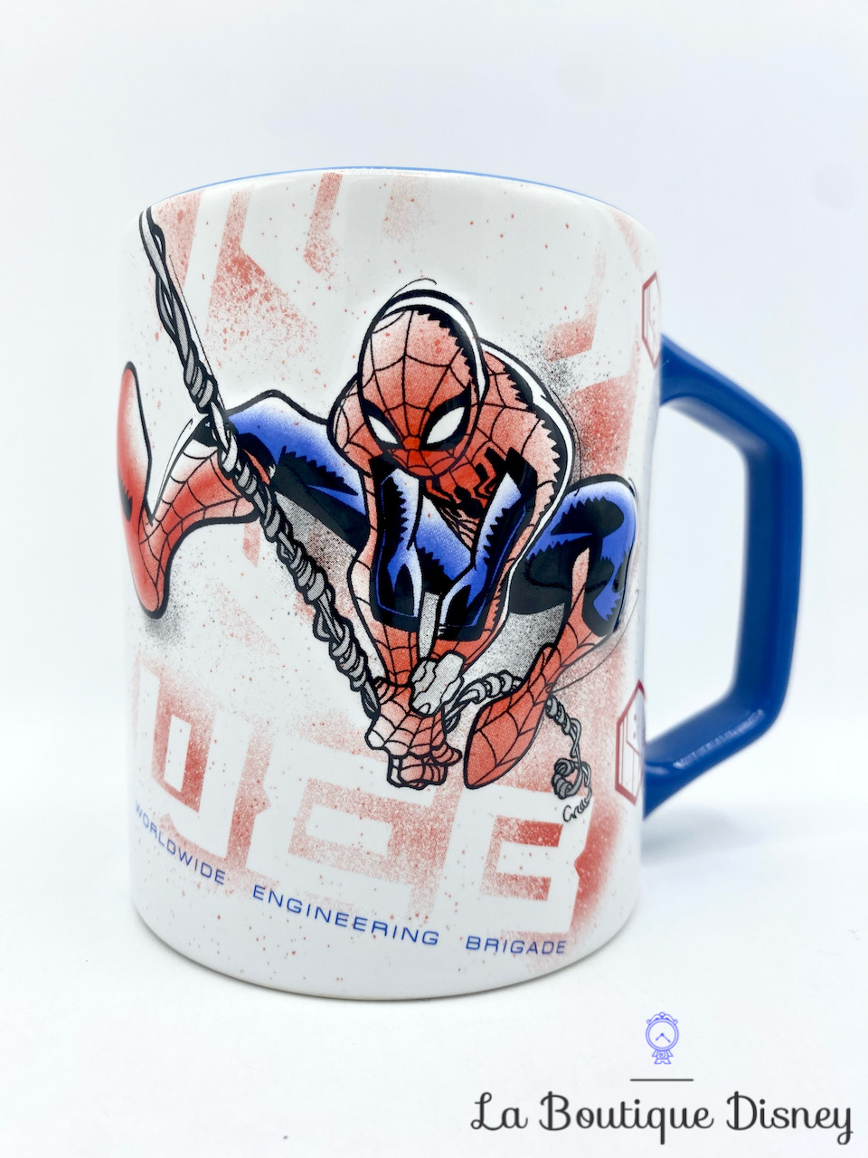 Tasse Spider Man Expert WEB Attraction Disneyland Paris mug Disney Marvel araignée
