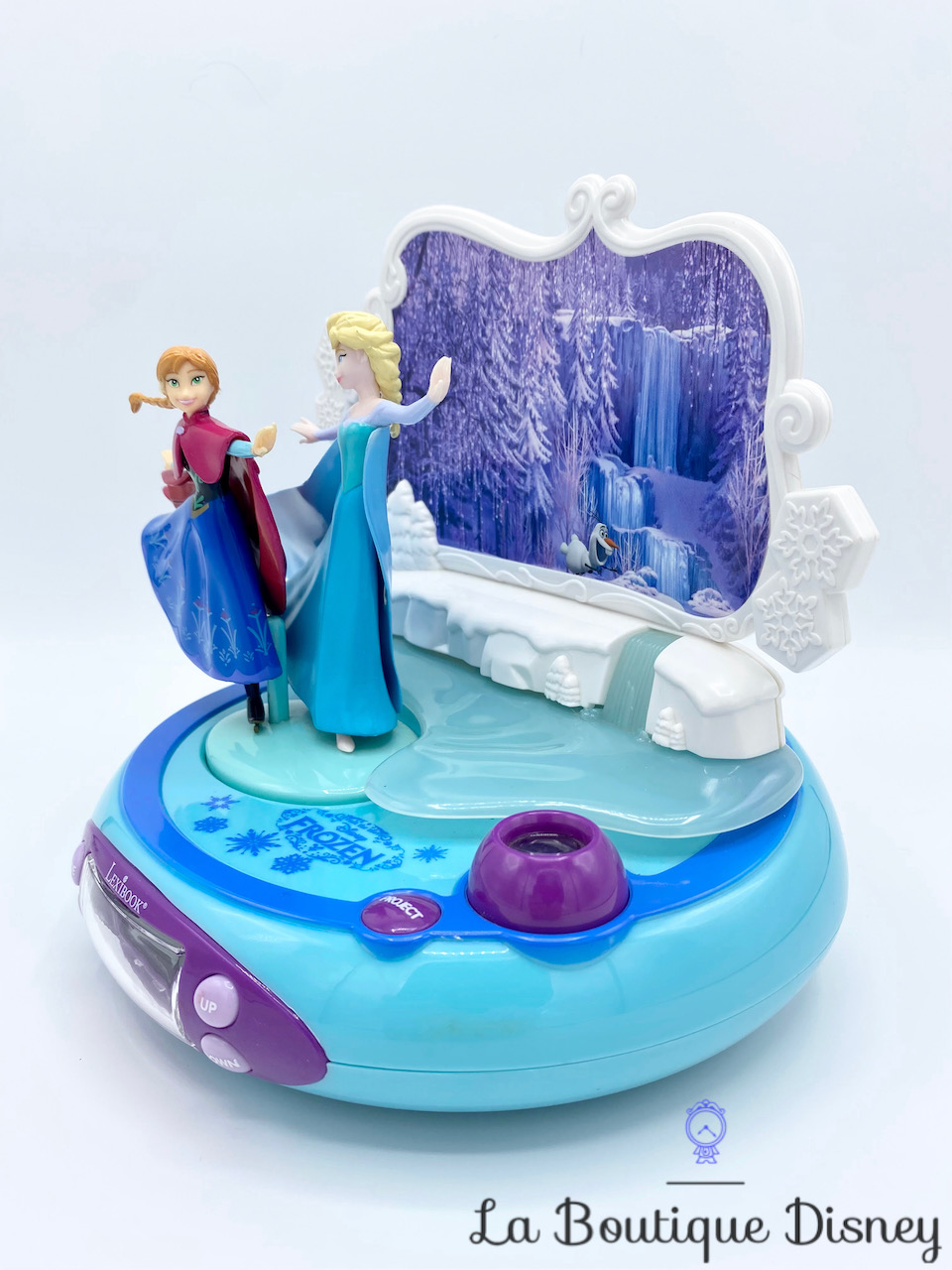 Radio Réveil La reine des Neiges Lexibook Disney Anna Elsa Projecteur  horloge - Maison/Réveils et Veilleuses - La Boutique Disney