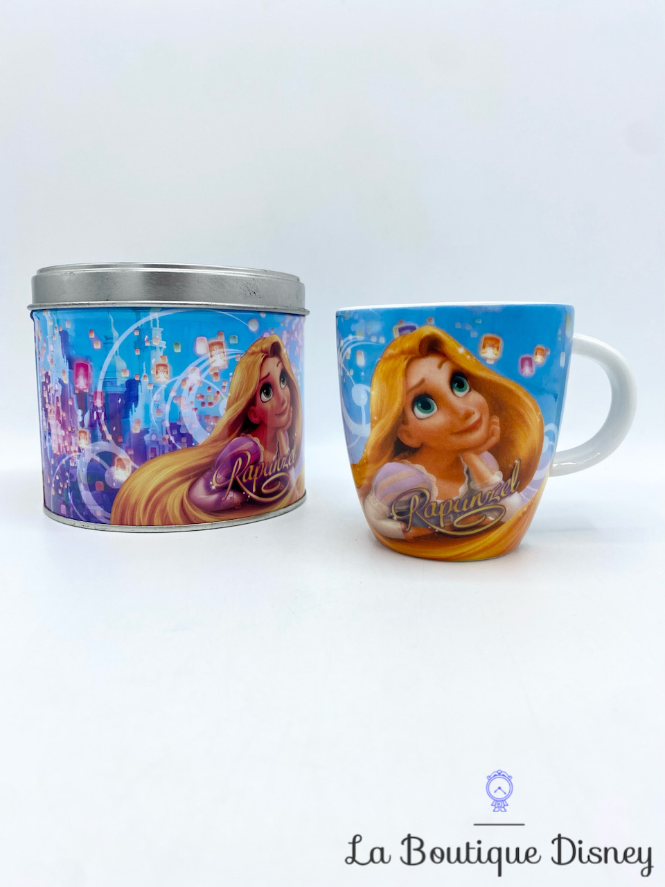 Tasse Raiponce boite métal Disney Store Rapunzel One Princess mug coffret
