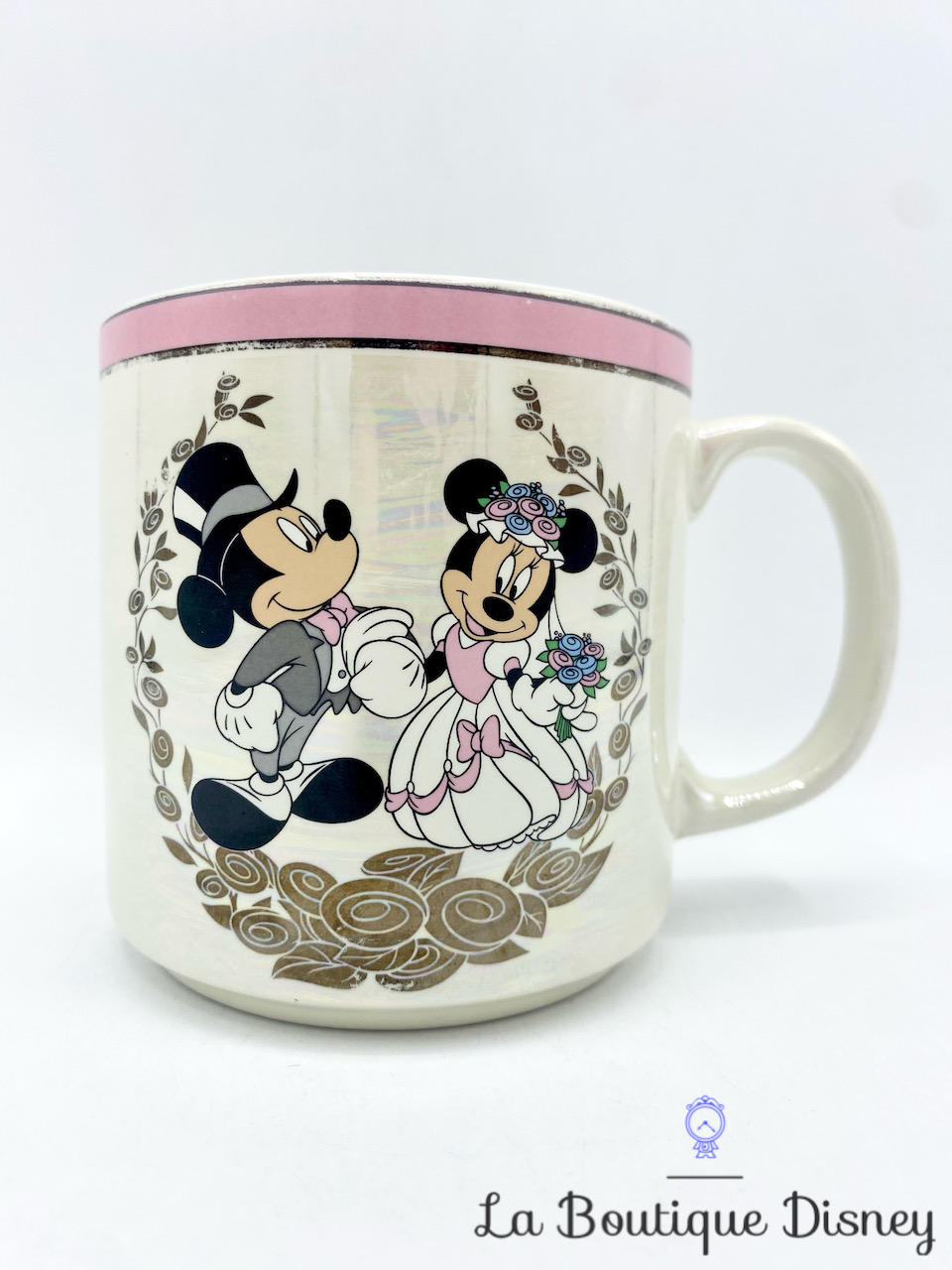 Tasse Mickey Minnie Mariage Disneyland Paris mug Disney couple mariés