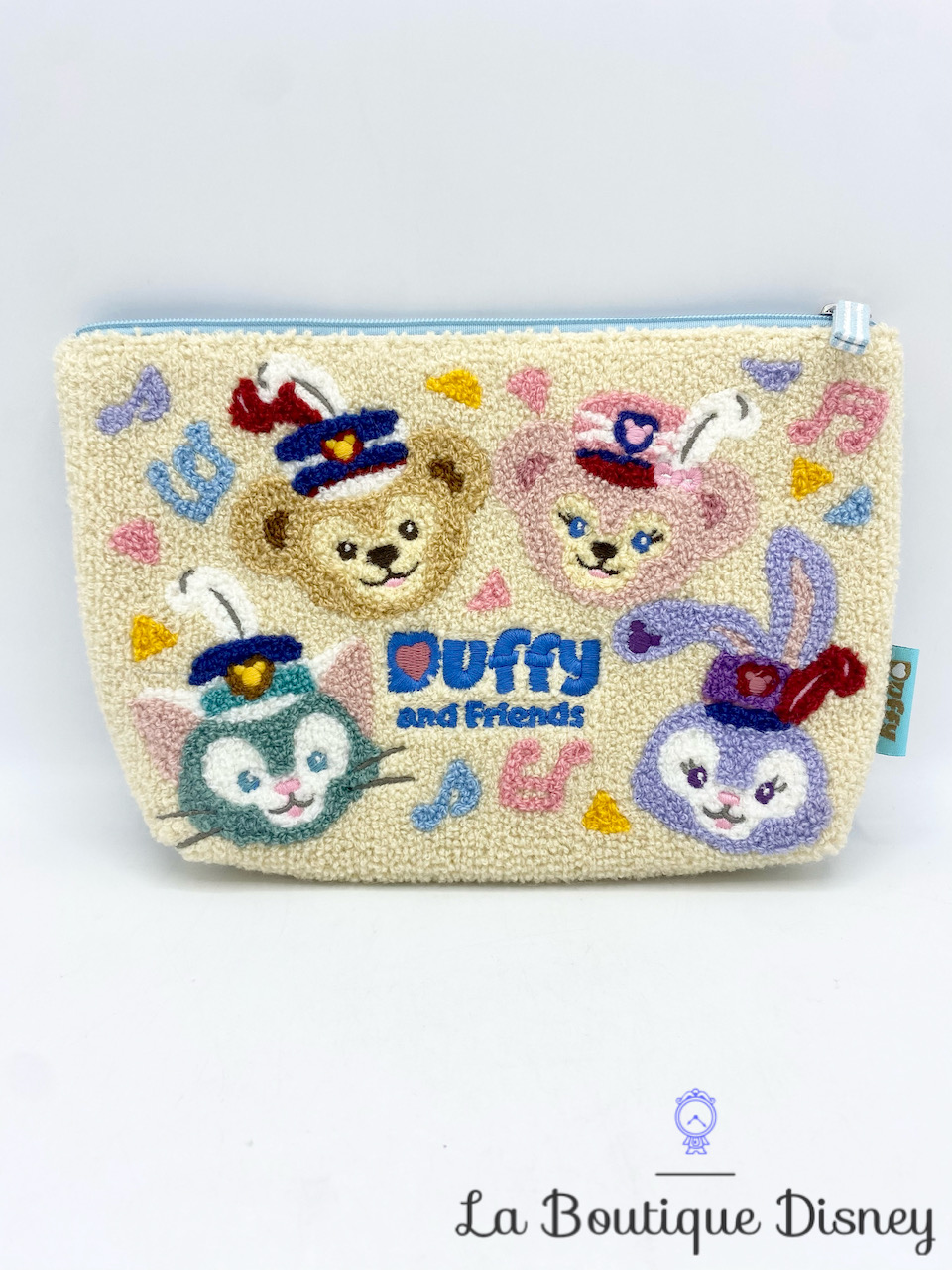 Pochette Duffy and Friends Happy Marching Fun Tokyo Disney Sea 35th Anniversary Japon trousse