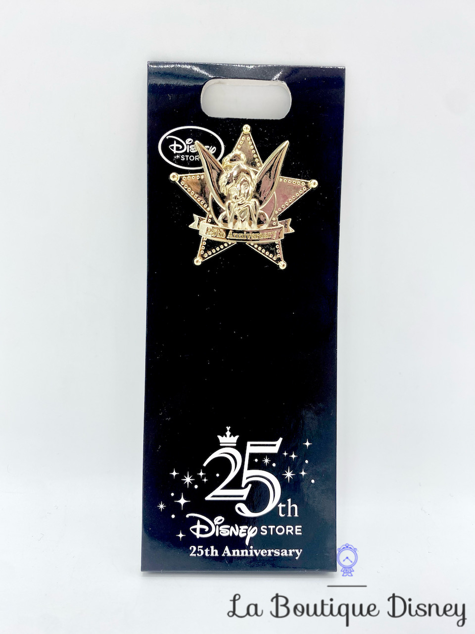 Pin Tinker Bell Gold Star 25th Anniversary Disney Store Japan Exclusive Opening Edition Étoile Fée Clochette 2017