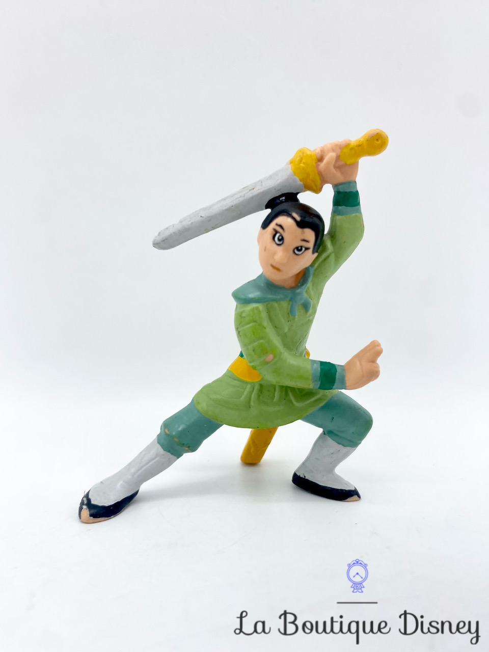 Figurine Mulan Disney Bullyland princesse chinoise guerrière verte 7 cm