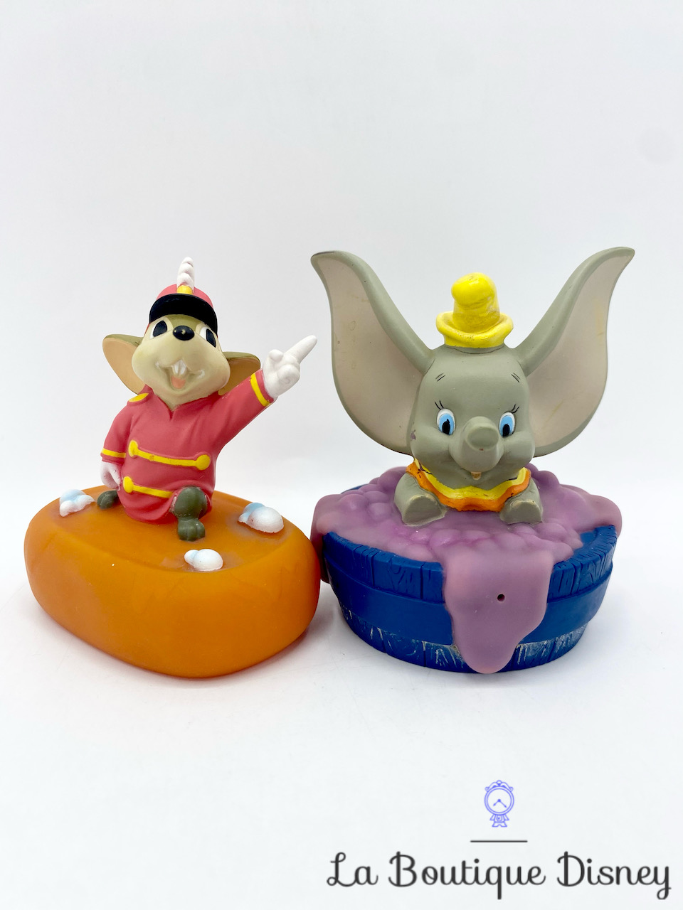 Jouet Figurines de Bain Dumbo Timothée Disney Bandai 2005 éléphant souris savon