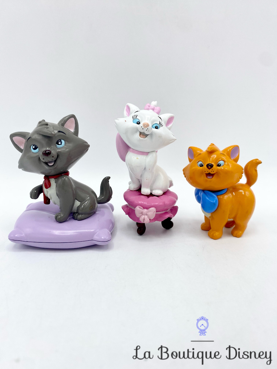 Figurines Marie Berlioz Toulouse Les Aristochats Disney chats coussin RARES 5 cm