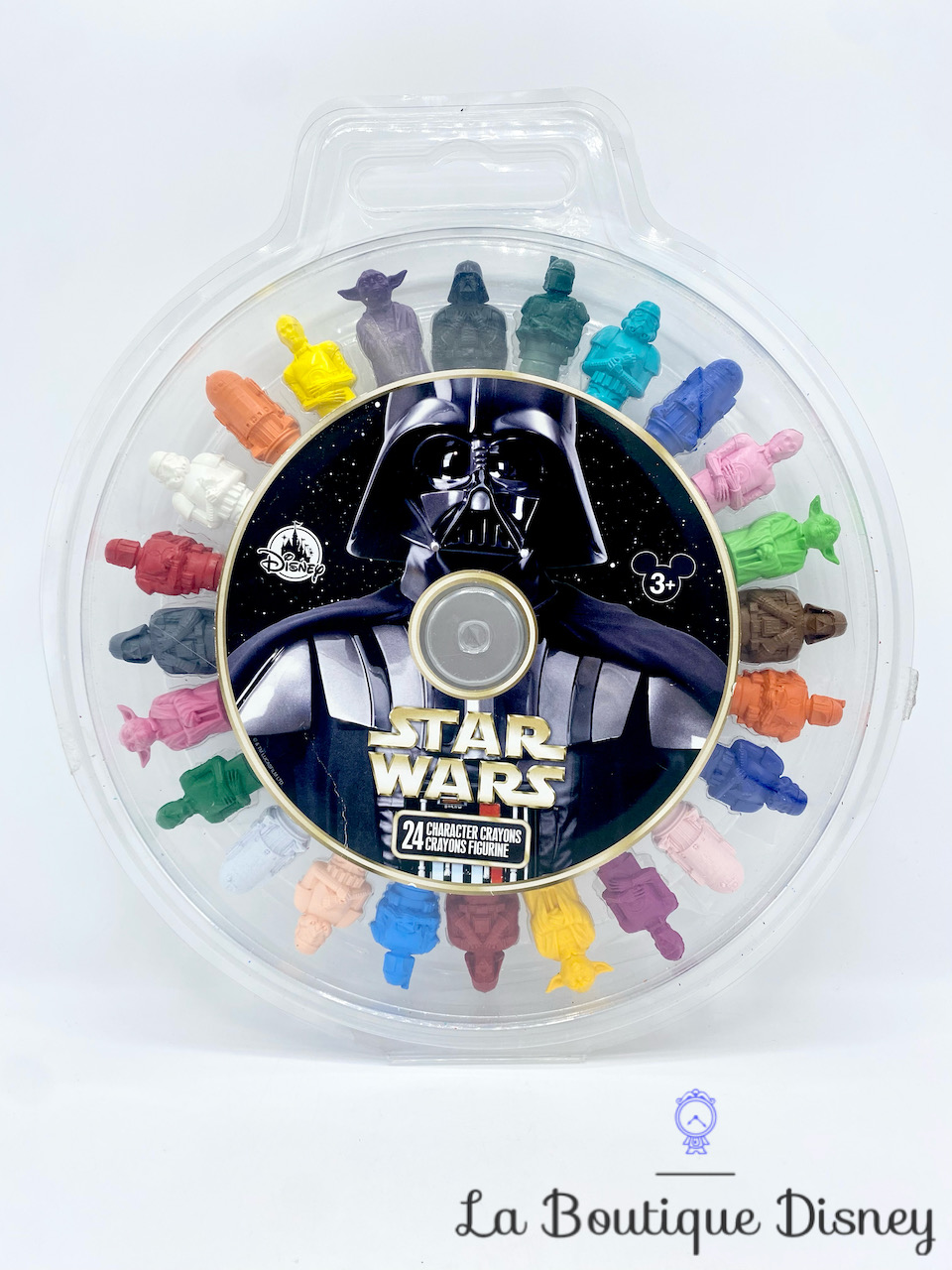 Coffret Roue à Crayons Star Wars Disney Parks 24 couleurs figurines