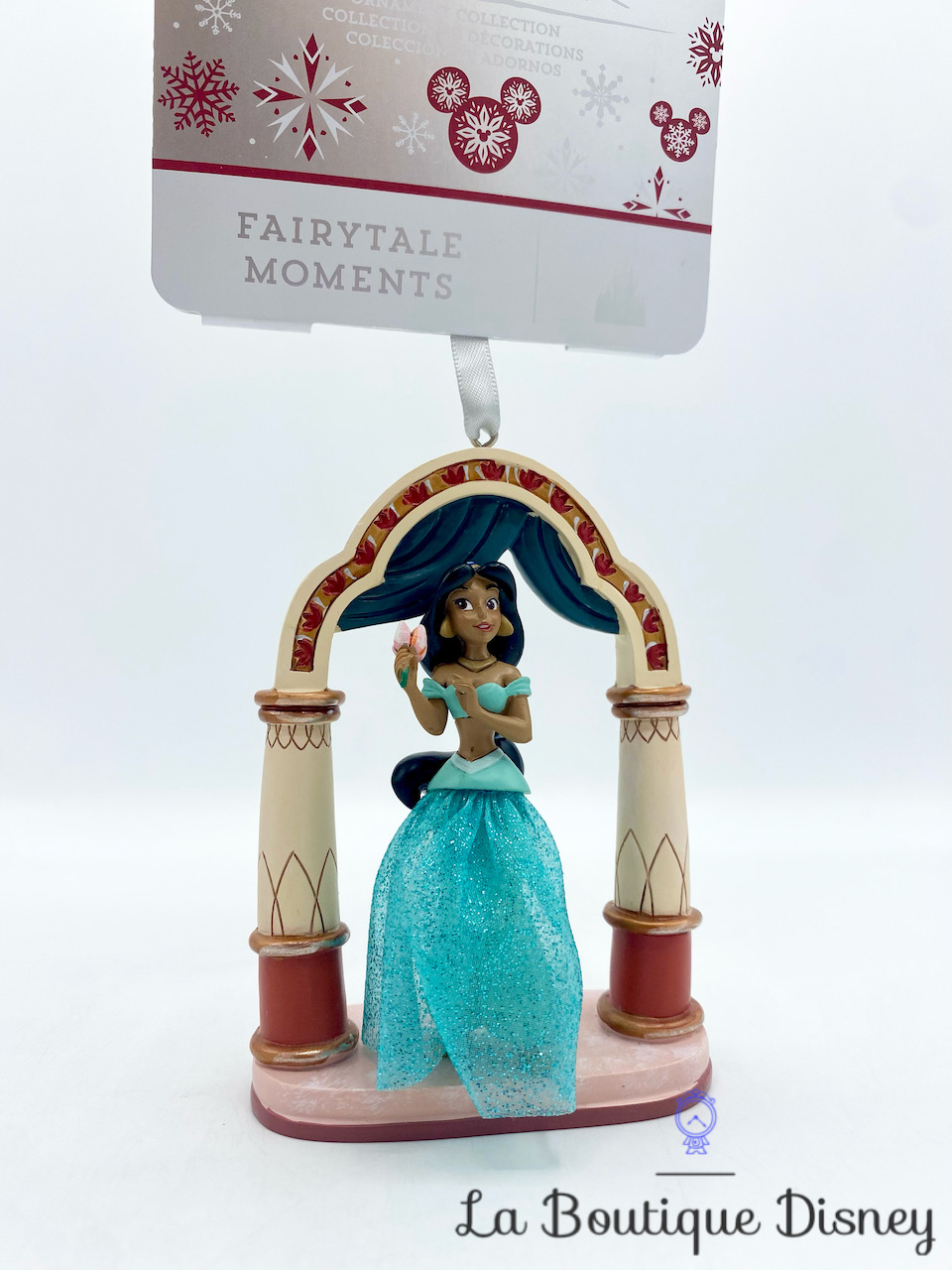 Ornement Noël Sketchbook Jasmine Fleur Aladdin Disney Store Fairytale Moments boule suspension