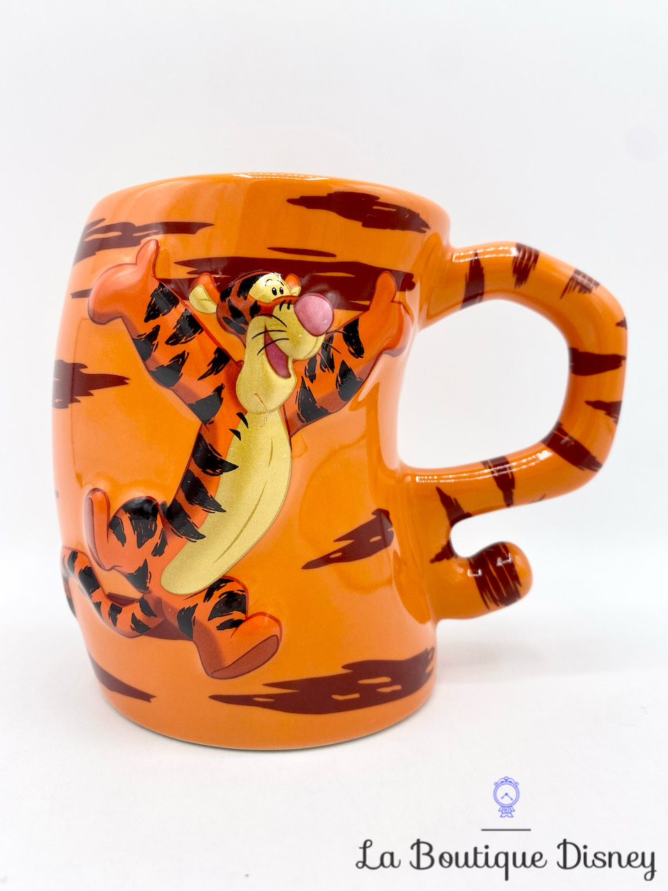 Tasse Tigrou Bounce Disneyland Paris mug Disney Winnie l\'ourson orange relief 3D
