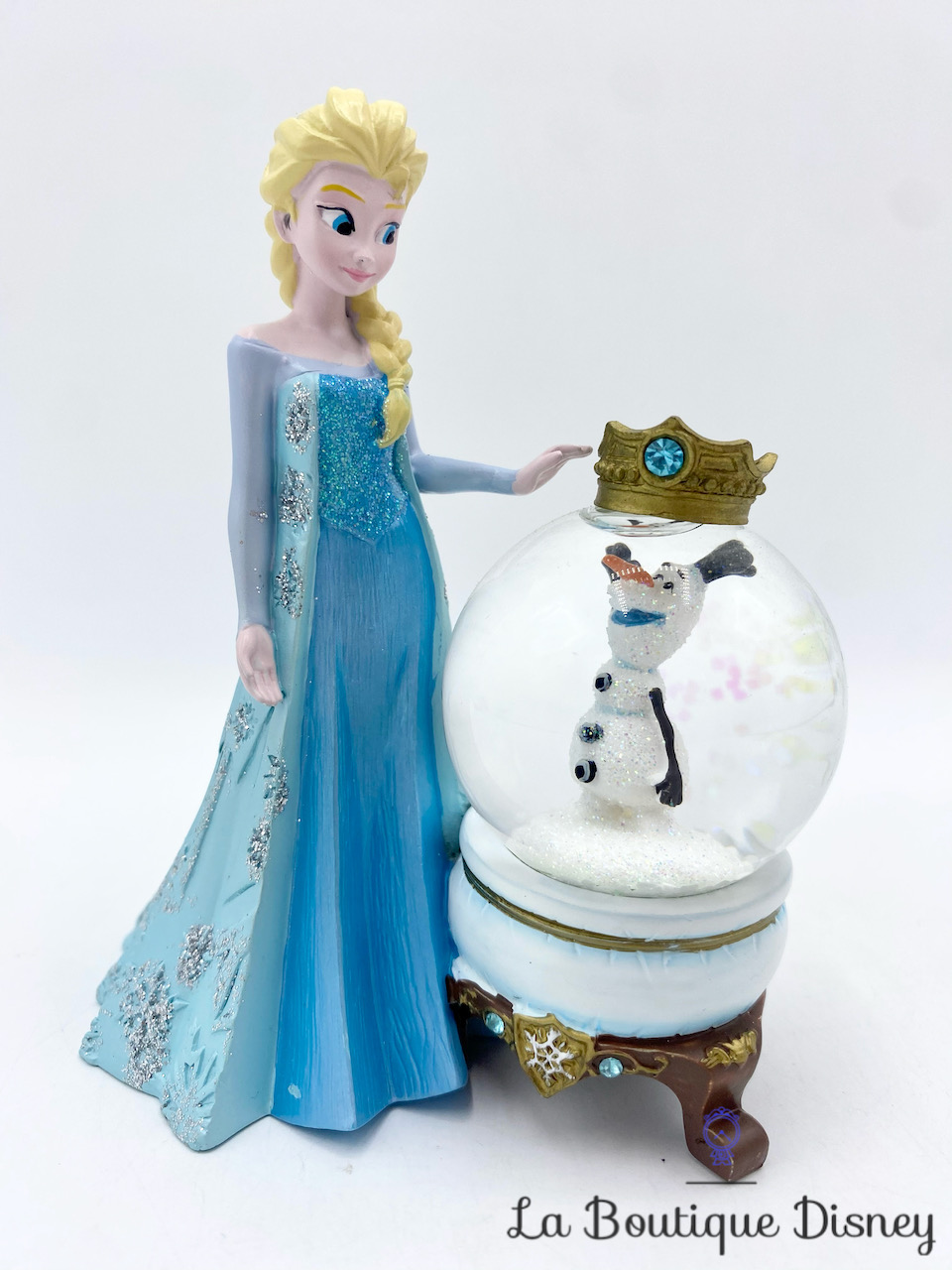 Boule à neige Elsa Olaf La reine des neiges Disneyland Paris 2015 Snow globe Disney princesse