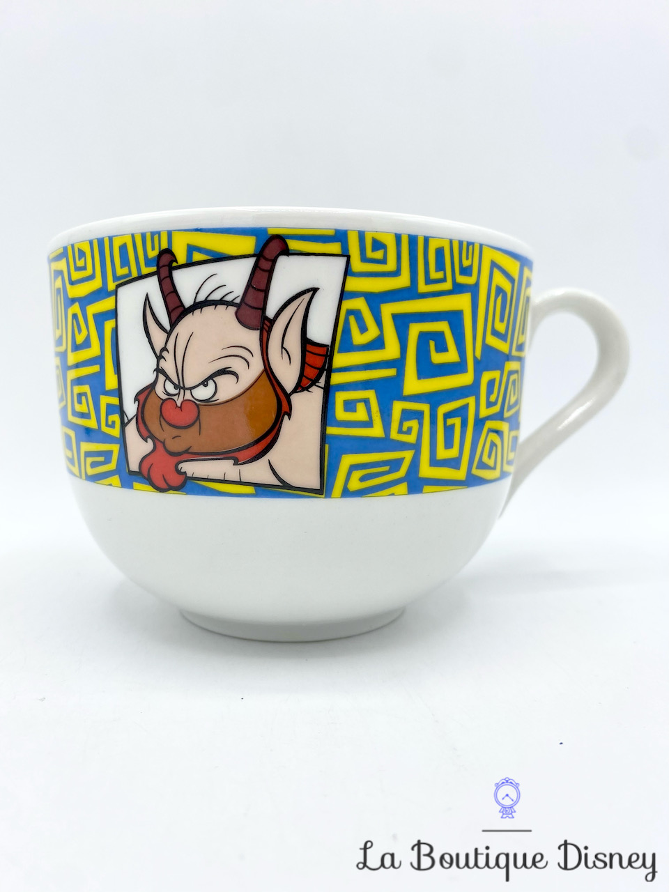 Bol Philoctète Hercules Disney\'s CIPA Italy vintage tasse mug jaune bleu