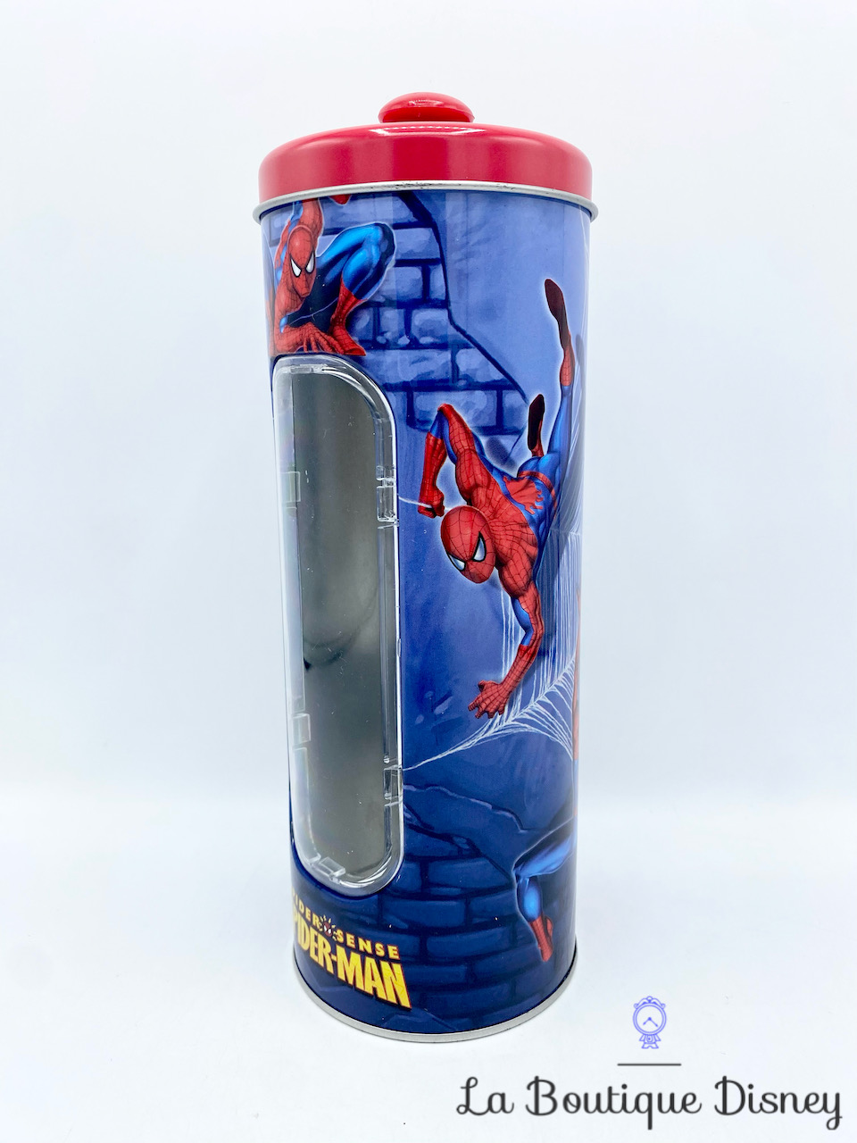 Boite à pailles Spider Man Spider Sense Marvel Easy Licences métal haute bleu rouge araignée