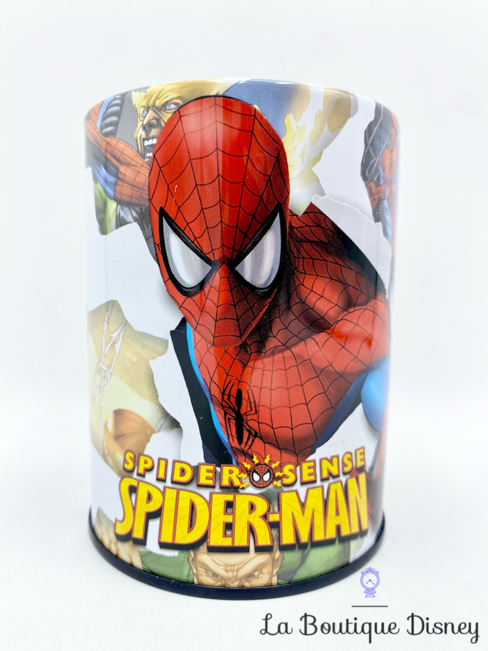 Pot à crayons Spider Man Spider Sense Marvel 2010 métal stylos bureau