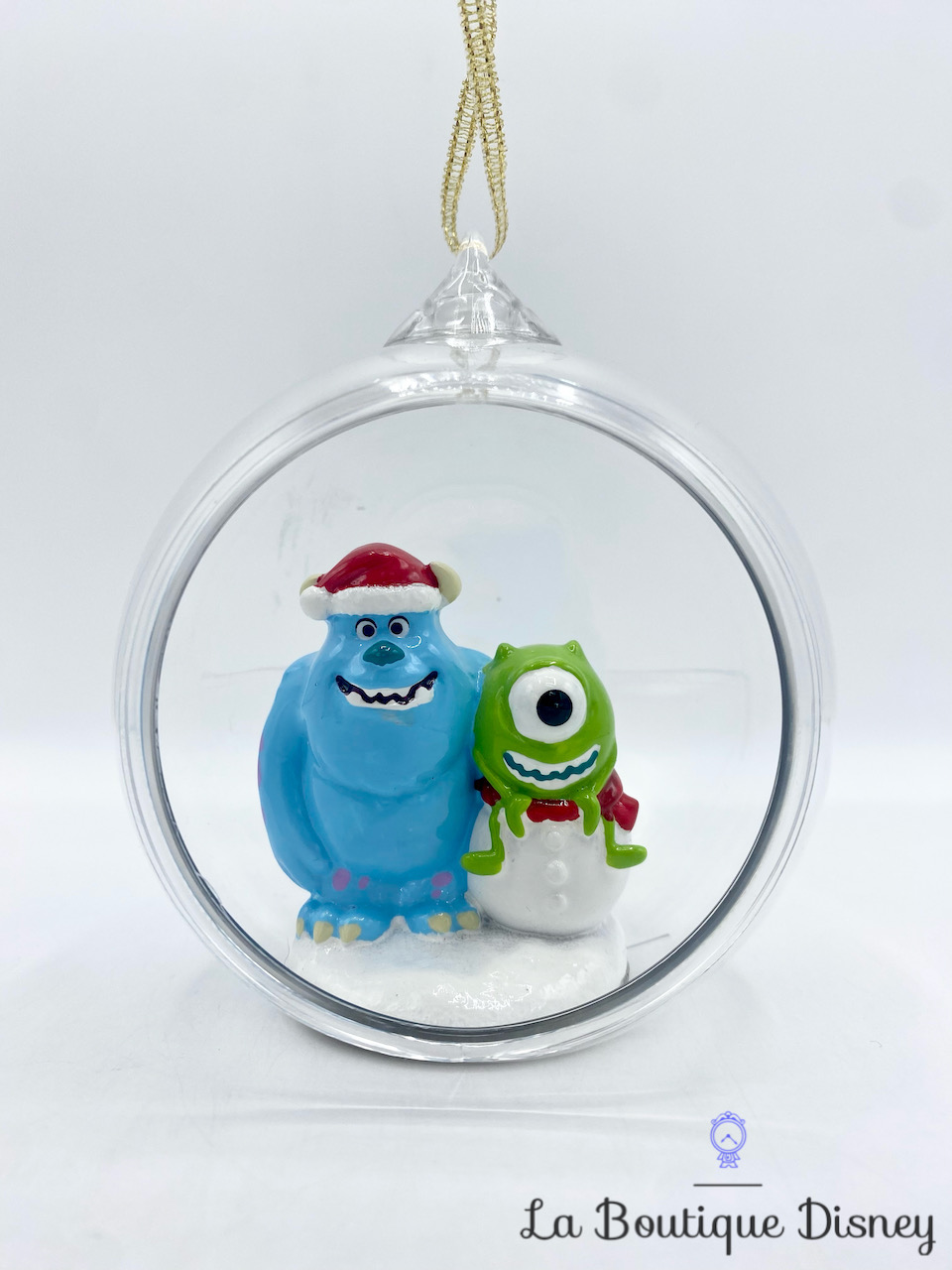 Boule Noël Sulli Bob neige Disney Primark Monstres et Cie ornement suspension plastique