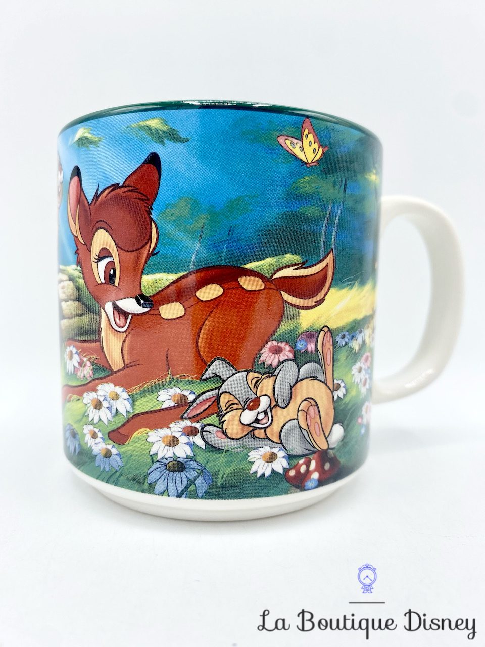 Tasse scène Bambi The Walt Disney Company England mug scène film Fleur Panpan forêt