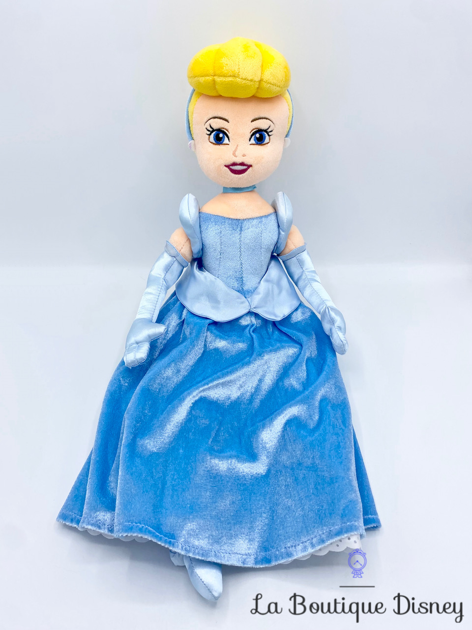 Poupée Chiffon Cendrillon Disney Store Exclusive peluche princesse robe bleu 55 cm