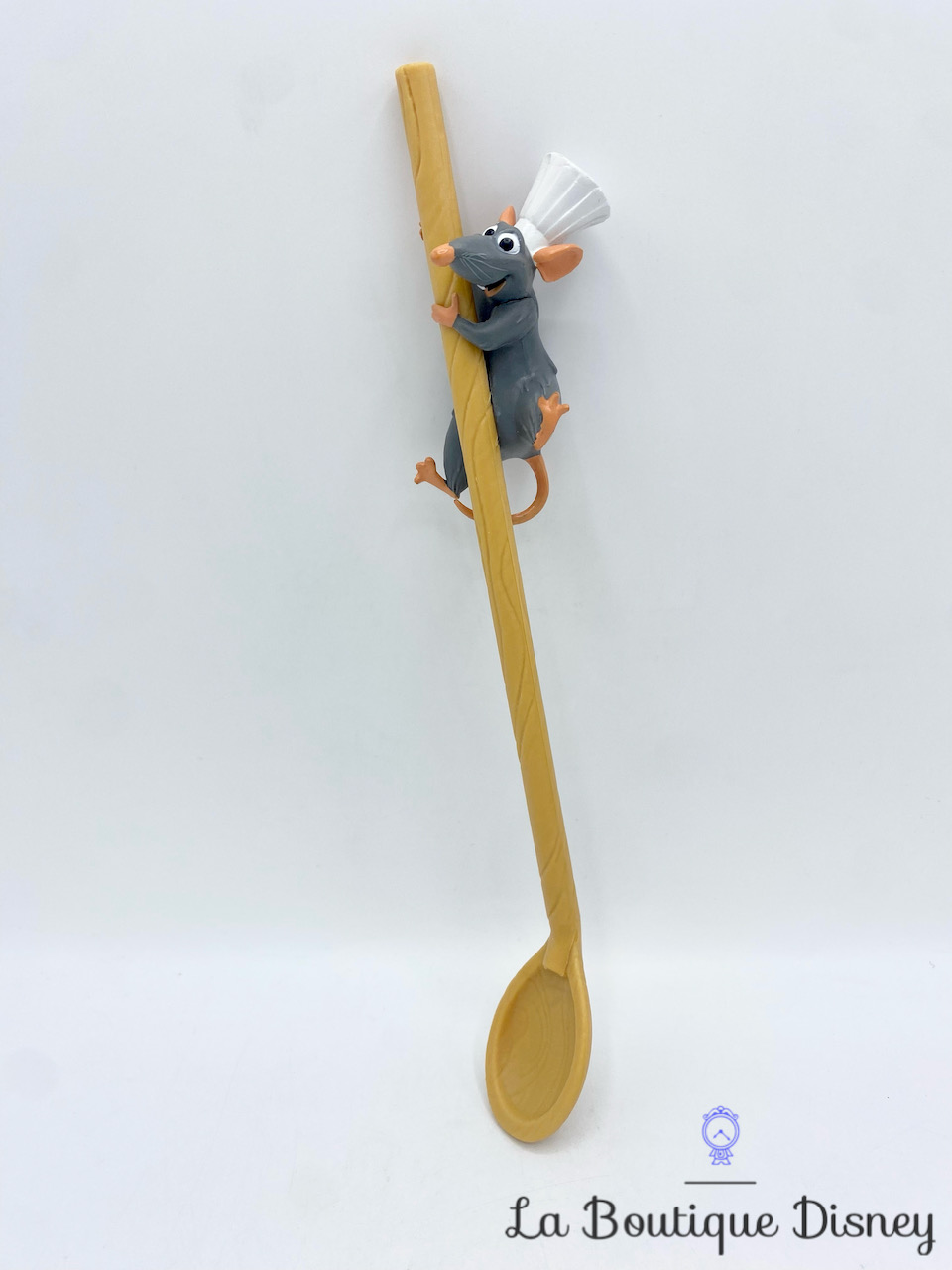 Cuillère Paille Rémy Ratatouille Disney Parks figurine plastique relief 3D