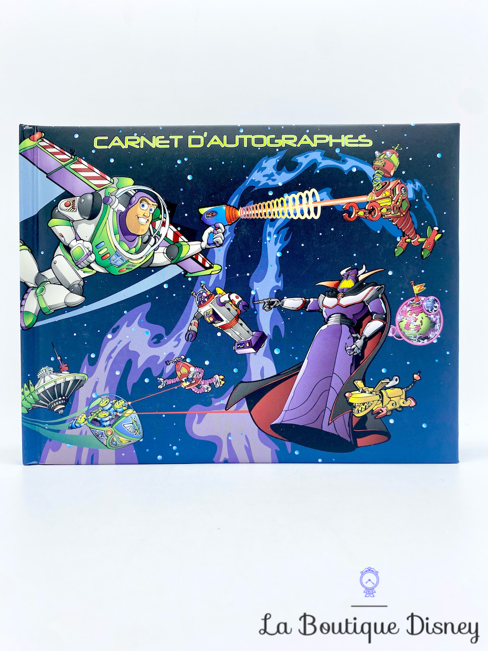 Carnet Autographes Buzz Lightyear Laser Blast Disneyland Paris Disney Toy Story Attraction notes cahier