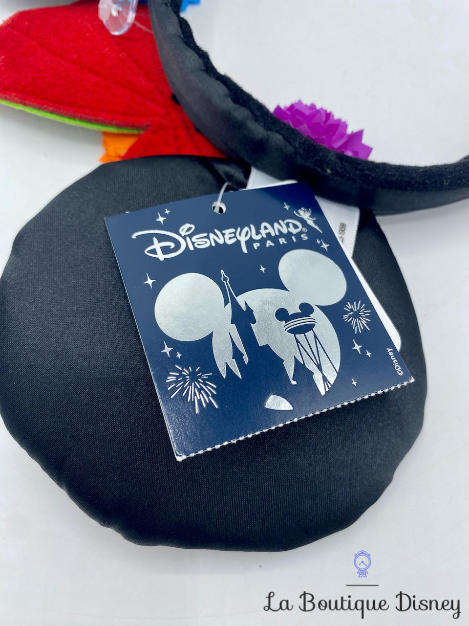 Serre-tête-Oreilles-Minnie-Coco-Dia-de-Los-Muertos-Halloween-2019-Disneyland-Paris-Disney-ears-fleurs