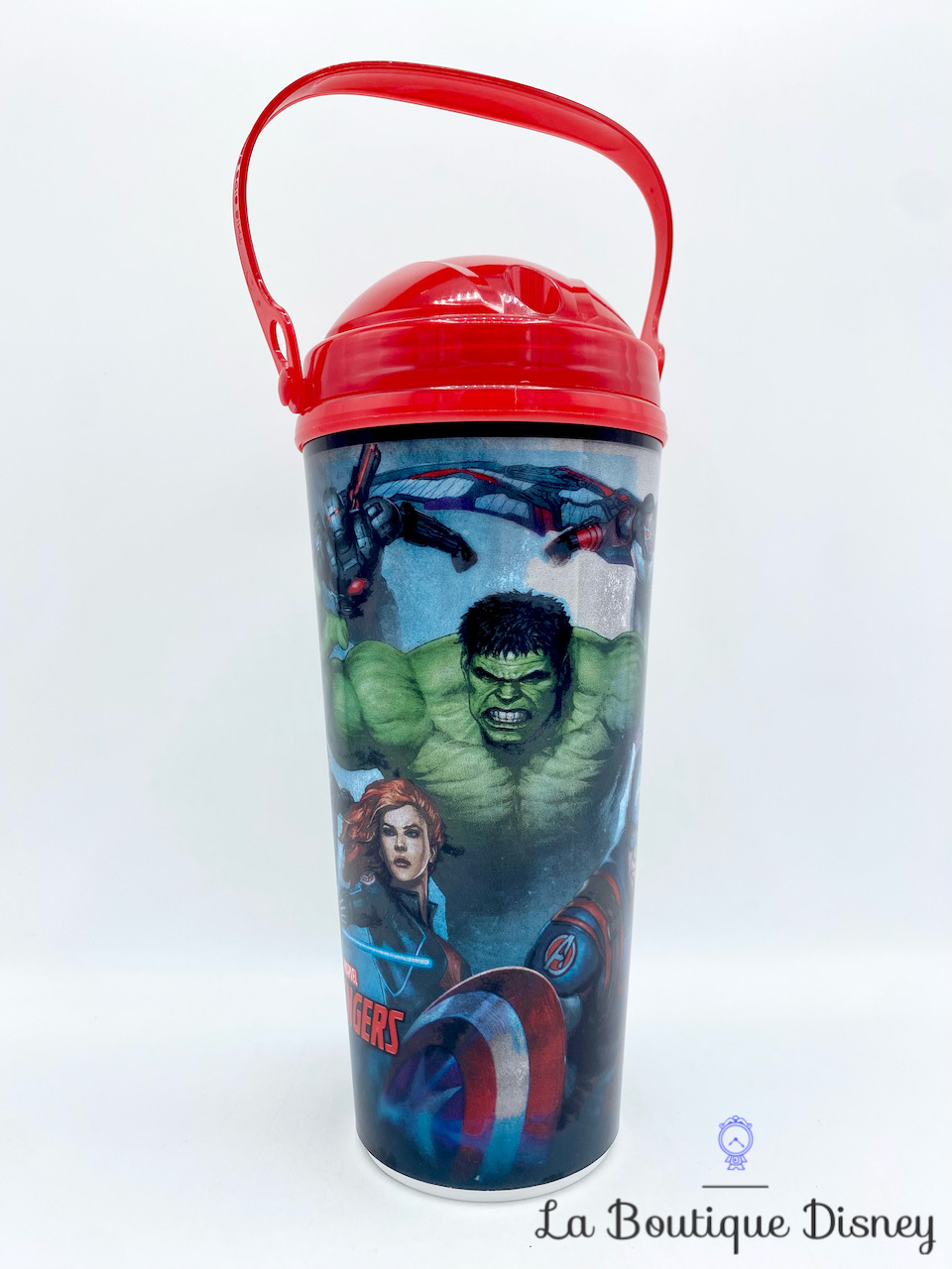 Verre Paille Avengers Marvel Disney Parks Disneyland gobelet plastique Iron Man Captain America Hulk