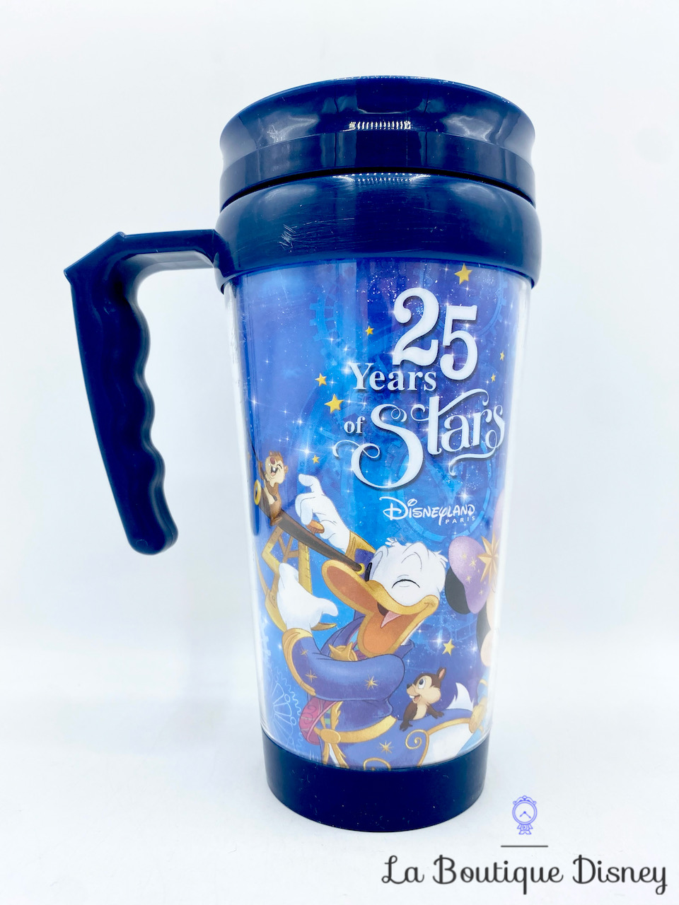 thermos-25-ème-anniversaire-mickey-disneyland-paris-mug-voyage-plastique-disney-bleu-25-ans-1