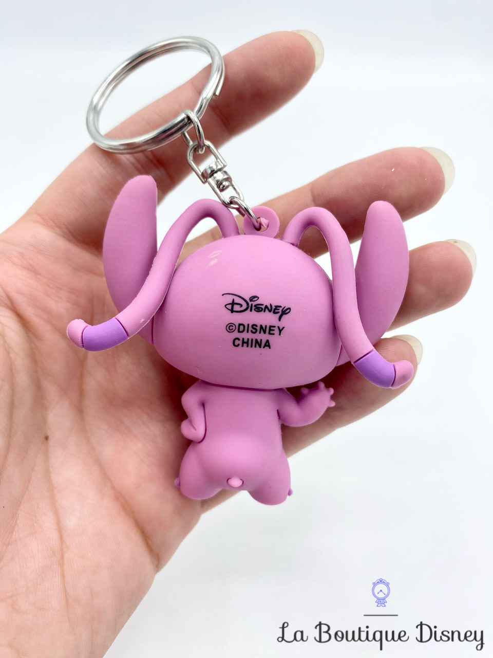 Porte-clés peluche Stitch Rose - Angel (Disney) - 11 cm