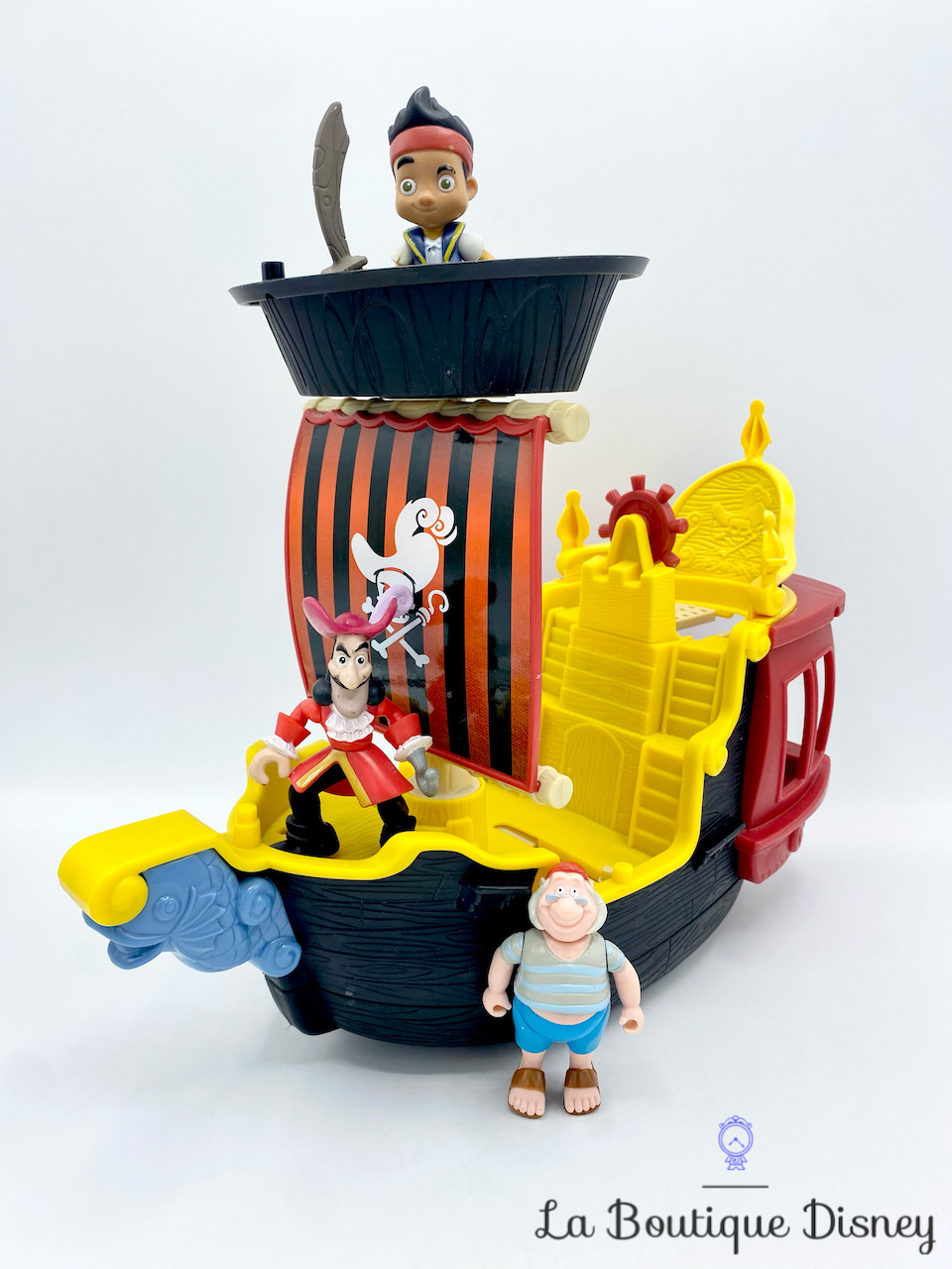 Jouet Bateau Hook\'s Jolly Roger Jake et les Pirates du Pays Imaginaire Disney Mattel 2012 Capitaine Crochet
