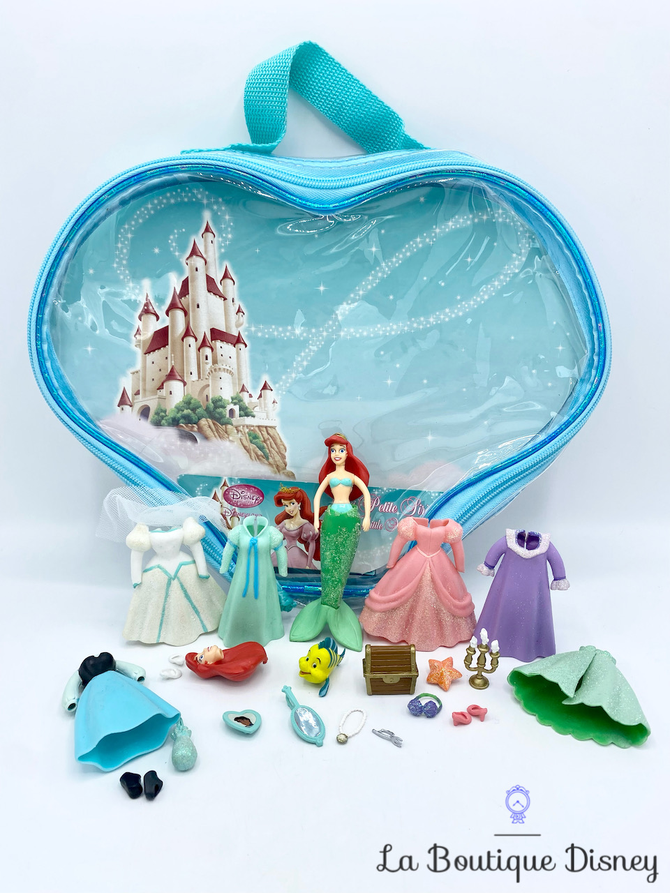 Figurine Fashion Polly Pocket Coffret Coeur Ariel La petite sirène Disneyland Paris Disney Princess Fashion Set