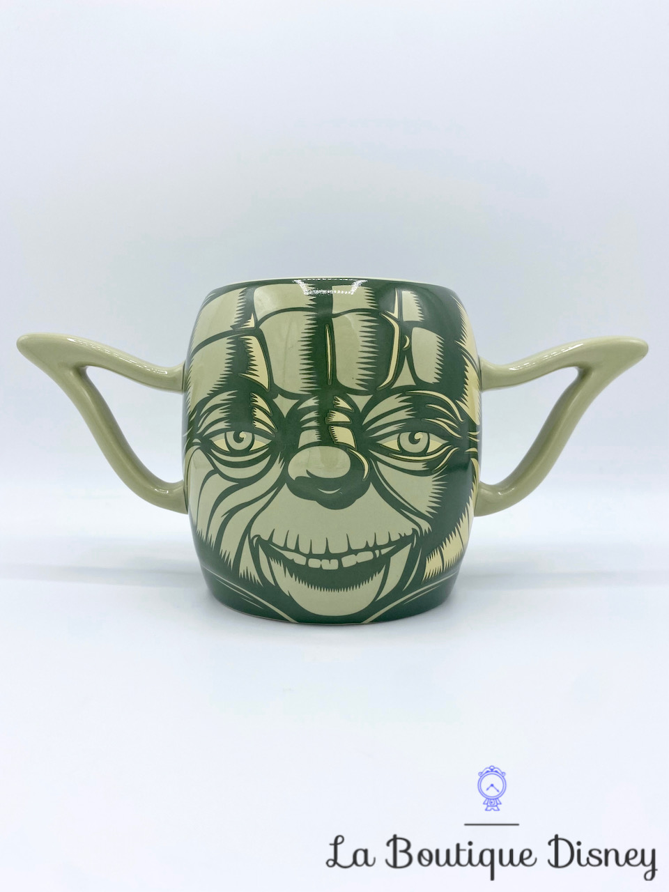 Tasse Yoda Star Wars Disneyland Paris mug Disney maitre Jedi vert relief 3D