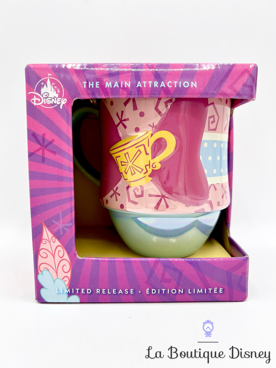 Tasse Minnie Mouse The Main Attraction Série 3 Mad Tea Party Disney Store mug Édition limitée