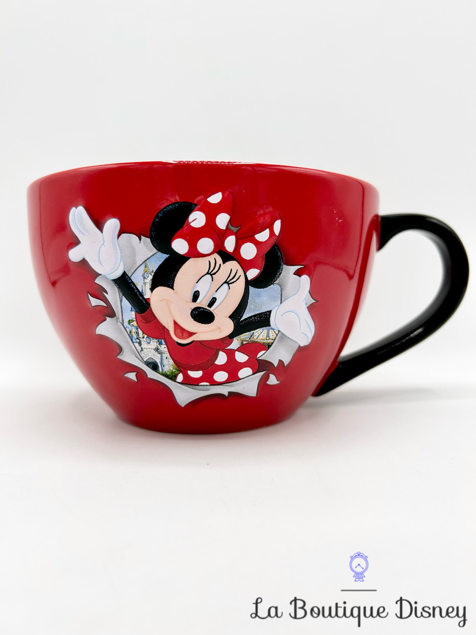 Bol Minnie Mouse Disneyland Paris 2017 mug Disney trou déchiré rouge