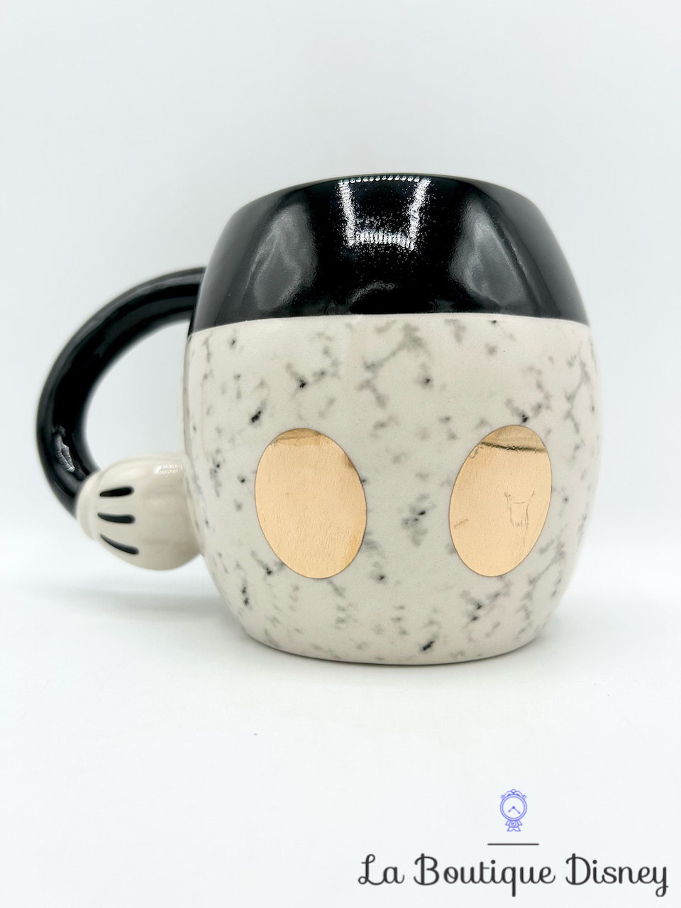 Tasse Mickey Mouse short Disney mug noir marbre Start the day right relief 3D