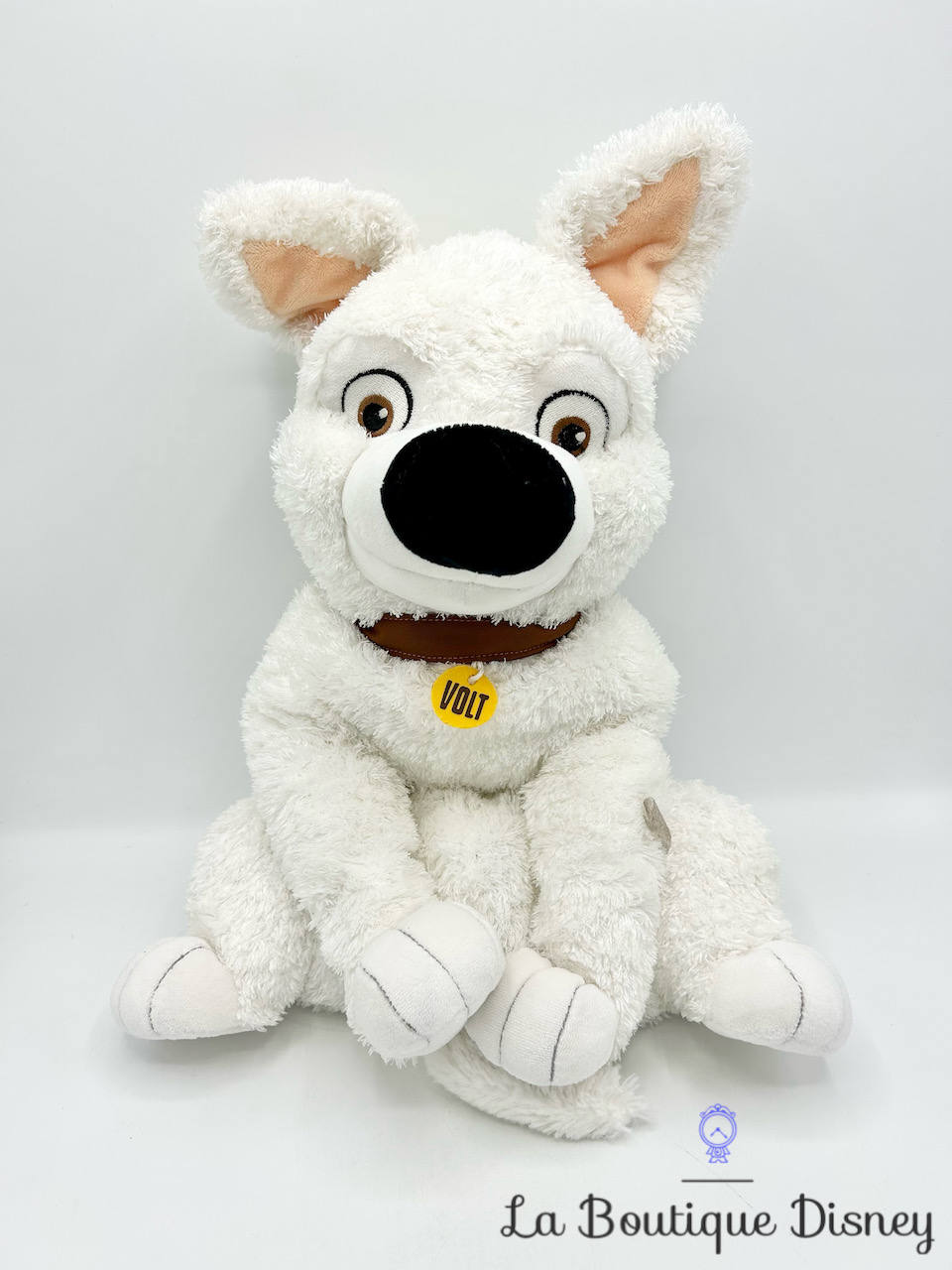 Peluche Range Pyjama Volt Disney Jemini chien blanc 46 cm