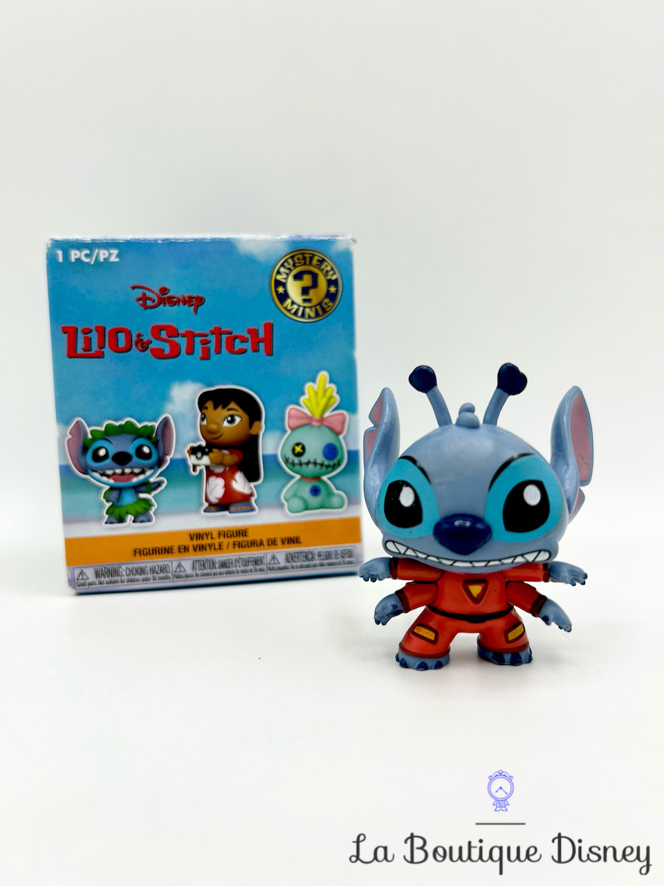 Figurine Funko Mystery Minis Lilo et Stitch Disney collection vinyle Stitch combinaison rouge