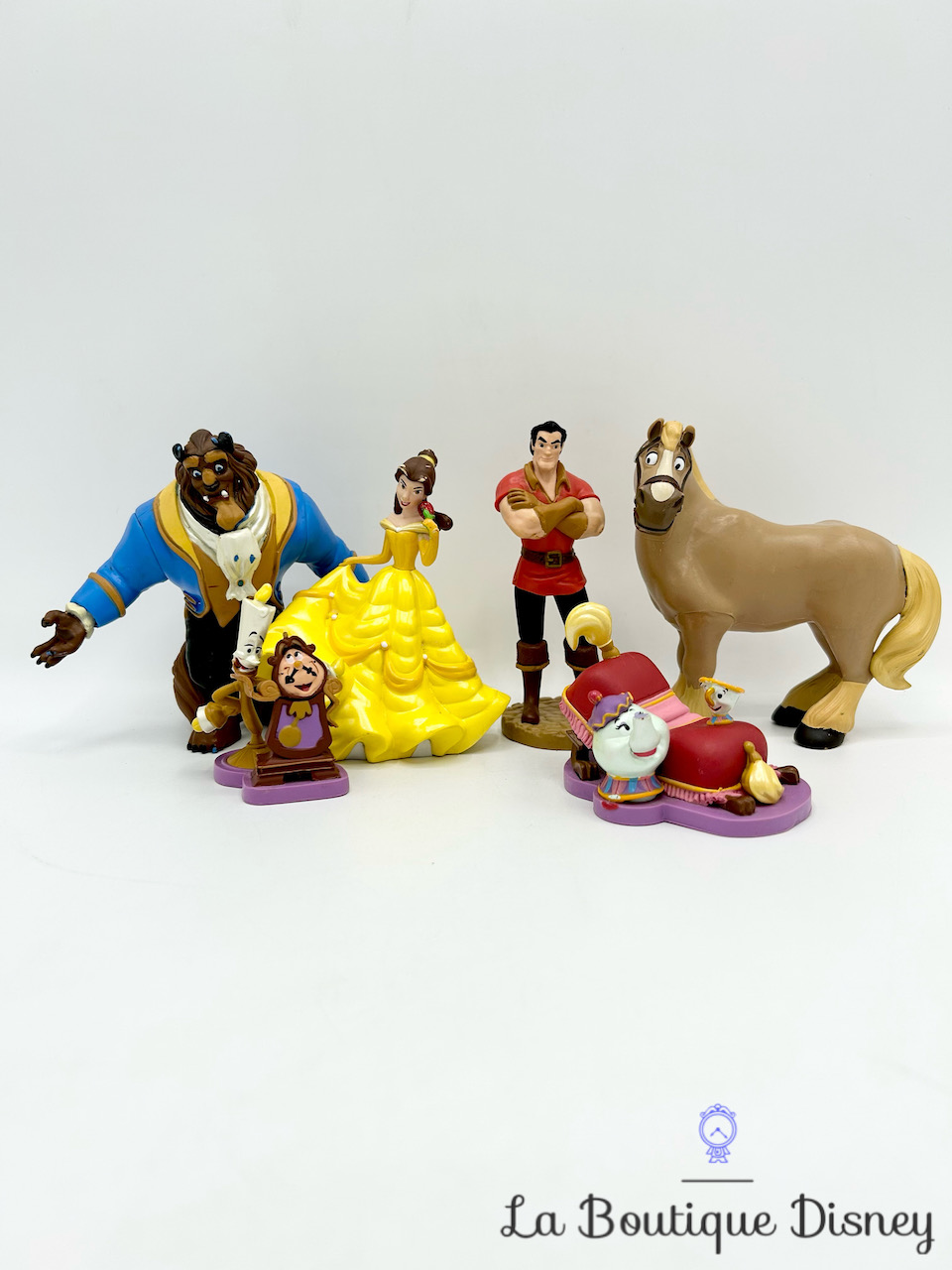 Figurines Playset La belle et la bête Disney Store 2017 Ensemble de jeu Beauty and the Beast