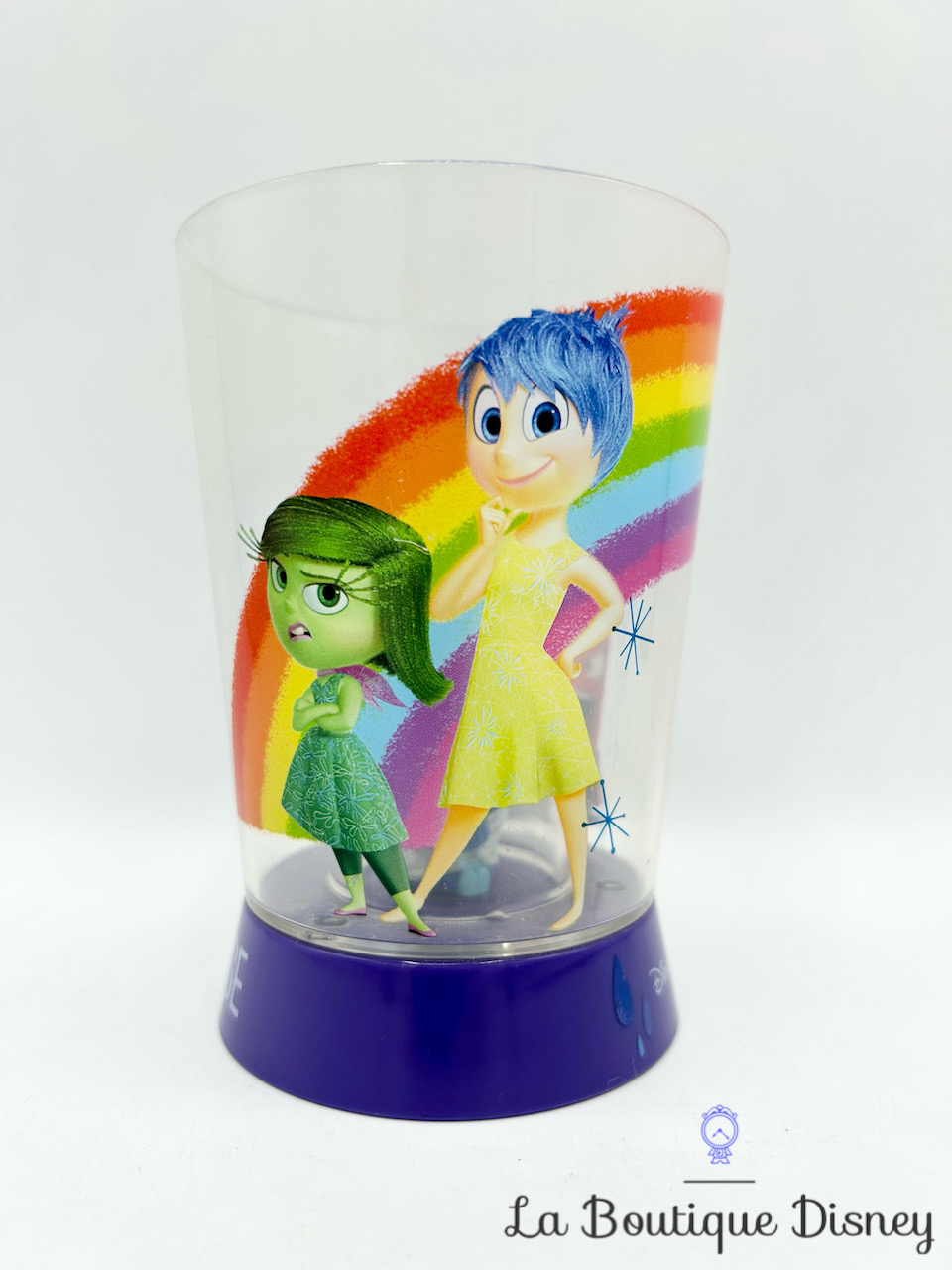 Verre Figurine Tristesse Vice Versa Disney Pixar gobelet plastique