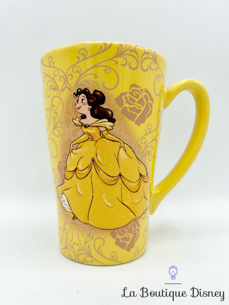 Tasse Belle La Belle et la Bête Disney Store mug jaune princesse