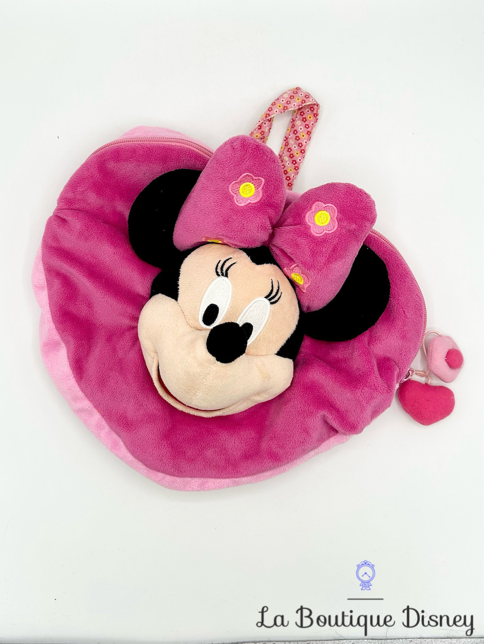 Sac à dos Minnie Mouse Disneyland Paris Disney coeur rose relief 3D
