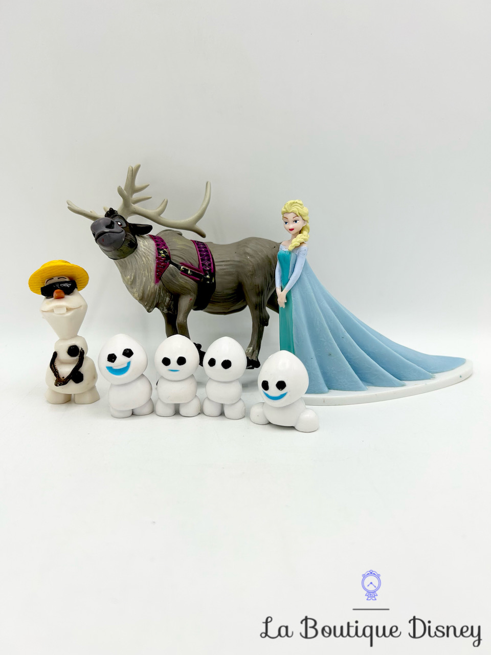 Figurines Elsa Olaf Sven Snowgies Disney La reine des neiges plastique 10 cm
